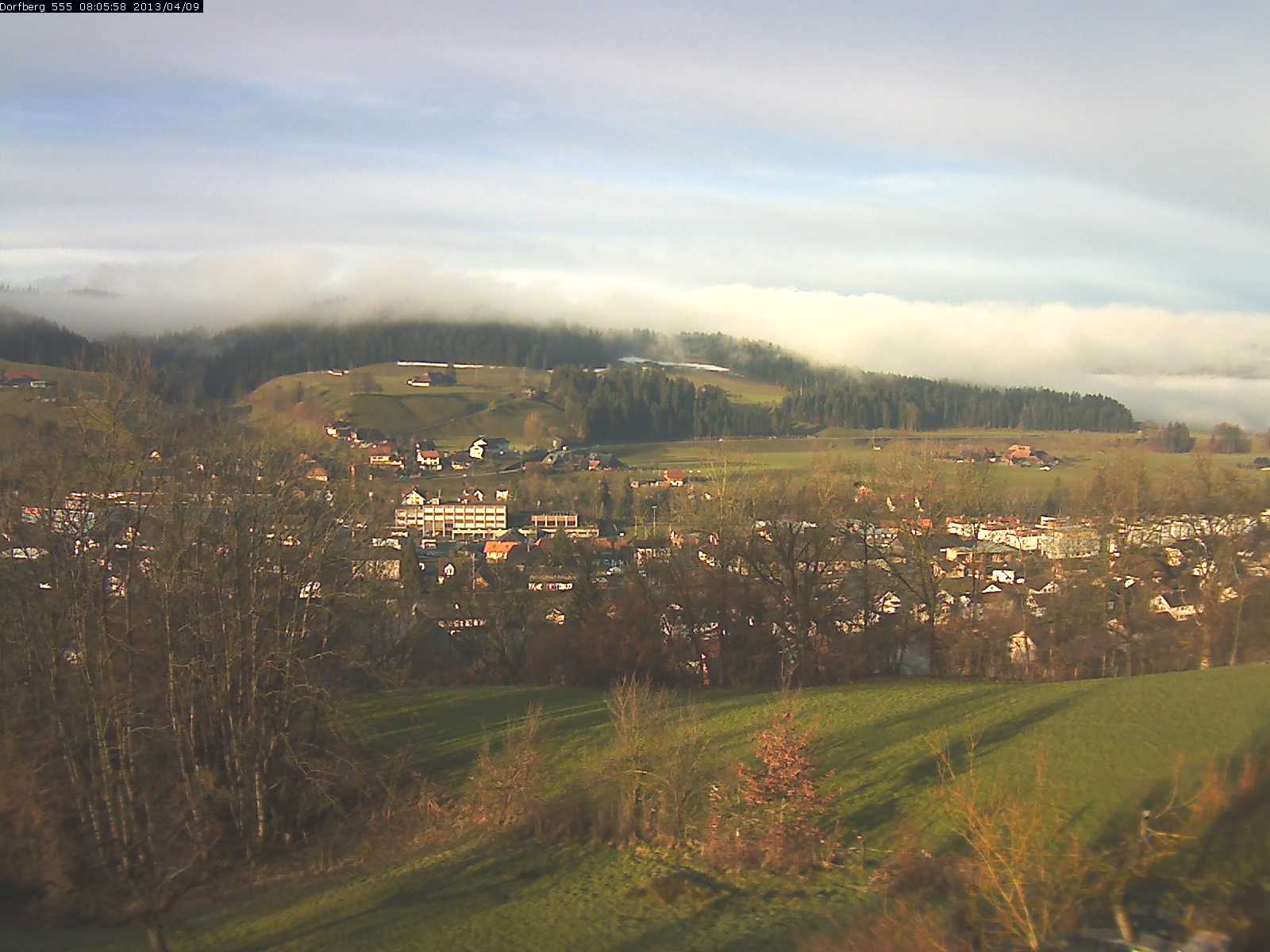 Webcam-Bild: Aussicht vom Dorfberg in Langnau 20130409-080600