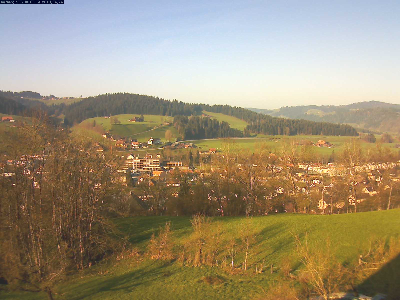 Webcam-Bild: Aussicht vom Dorfberg in Langnau 20130424-080600