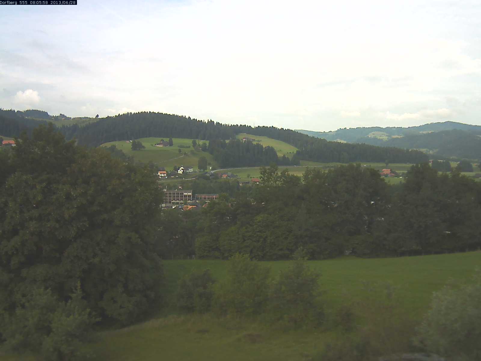 Webcam-Bild: Aussicht vom Dorfberg in Langnau 20130628-080600