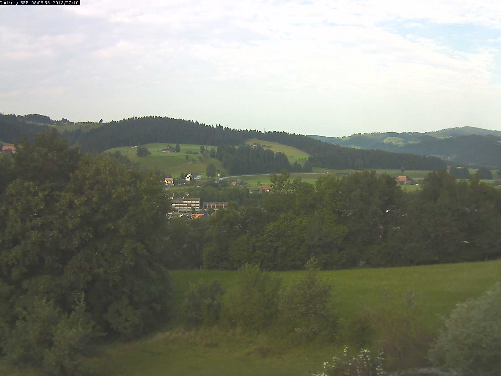 Webcam-Bild: Aussicht vom Dorfberg in Langnau 20130710-080600