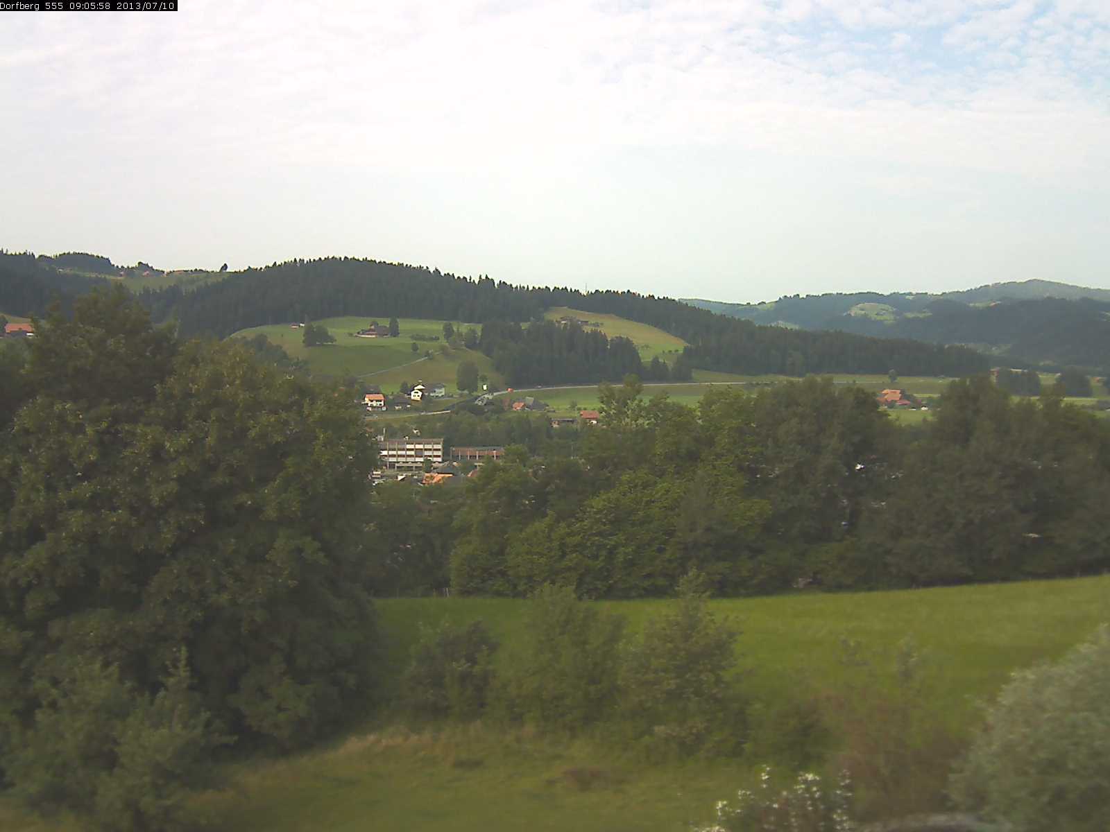 Webcam-Bild: Aussicht vom Dorfberg in Langnau 20130710-090600
