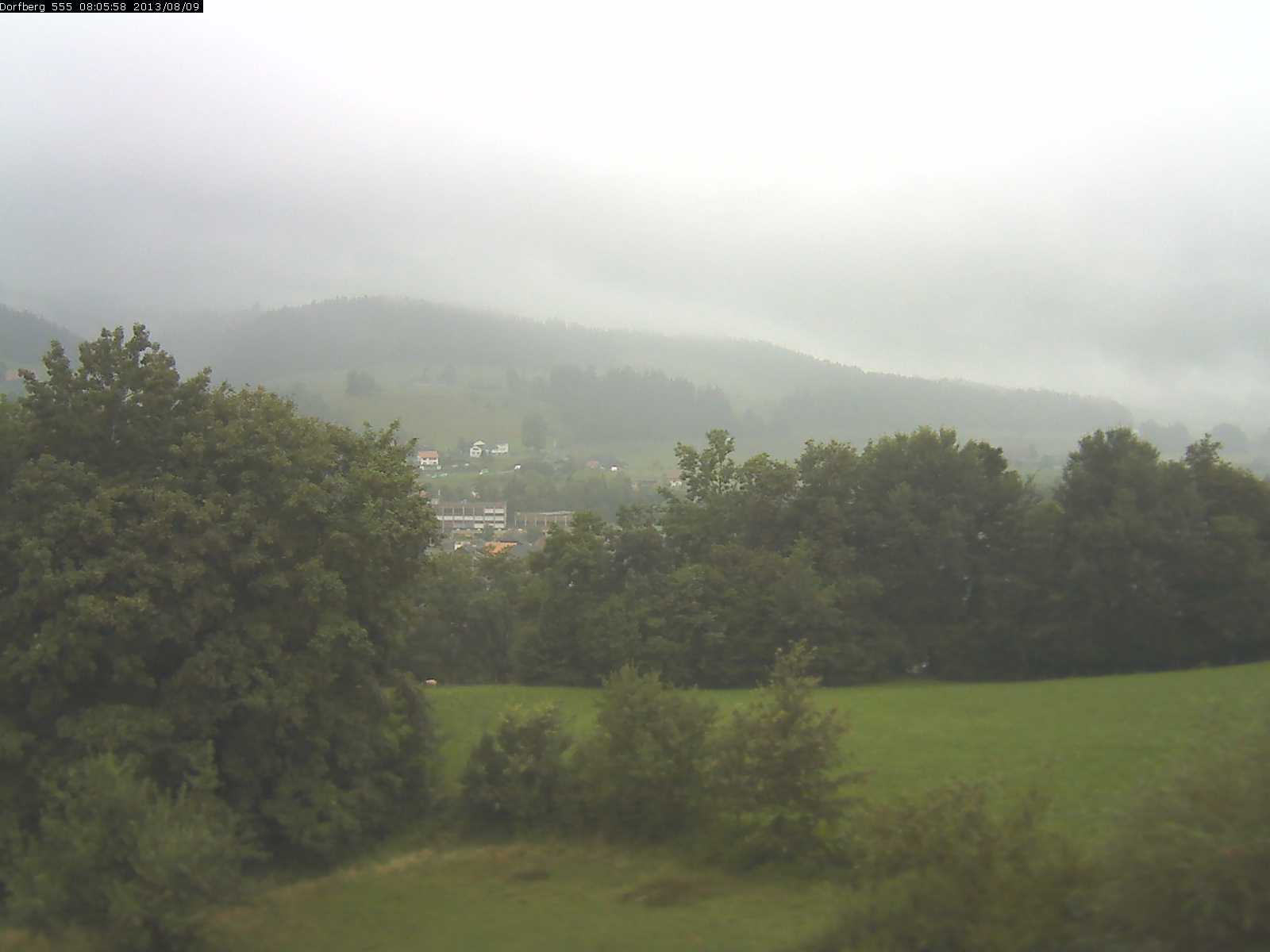 Webcam-Bild: Aussicht vom Dorfberg in Langnau 20130809-080600
