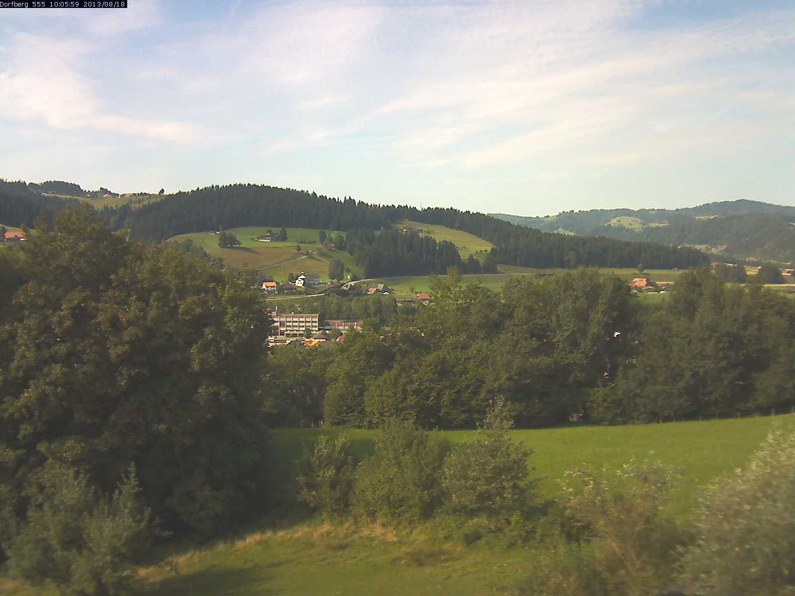 Webcam-Bild: Aussicht vom Dorfberg in Langnau 20130818-100600