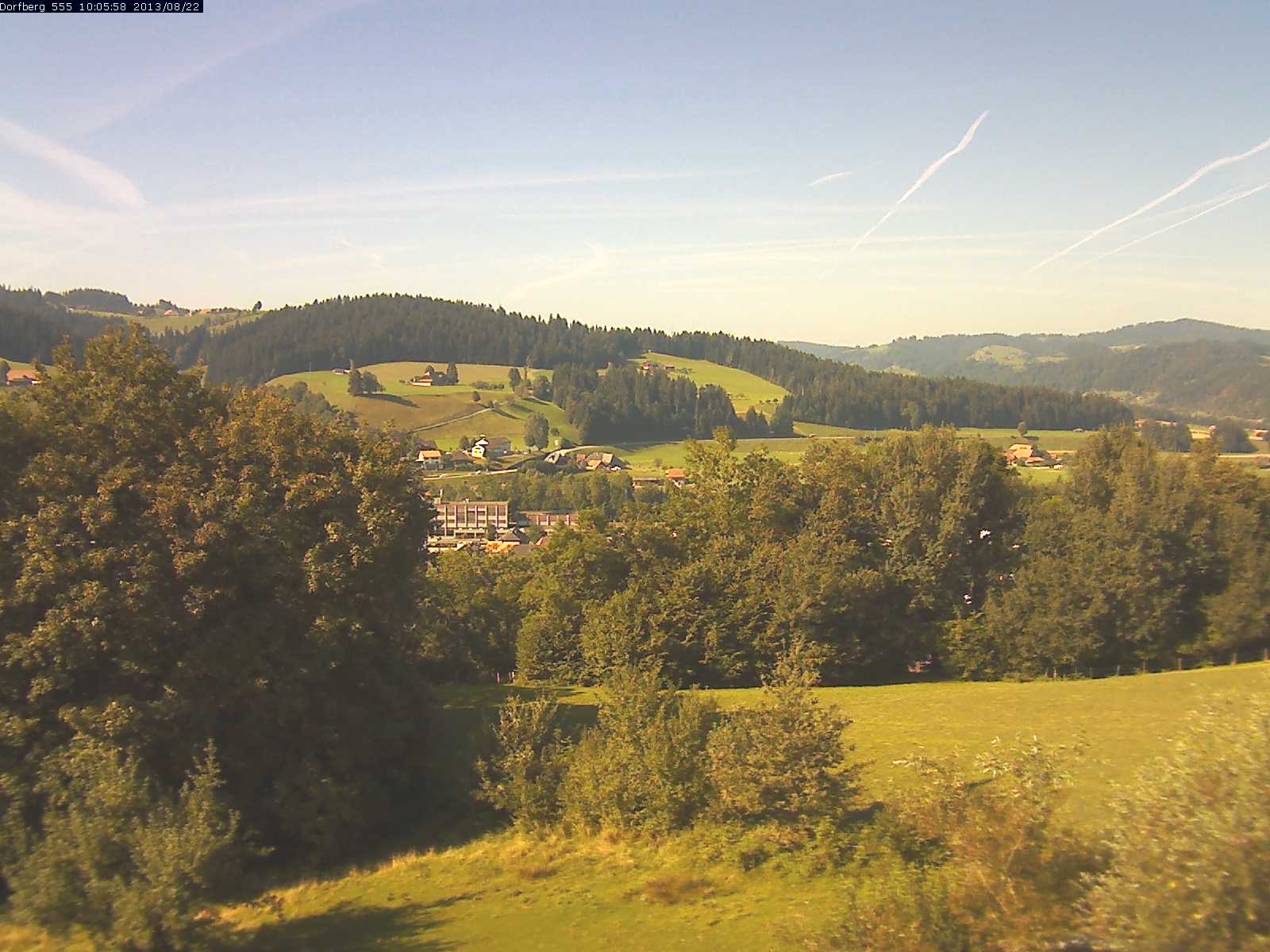 Webcam-Bild: Aussicht vom Dorfberg in Langnau 20130822-100600