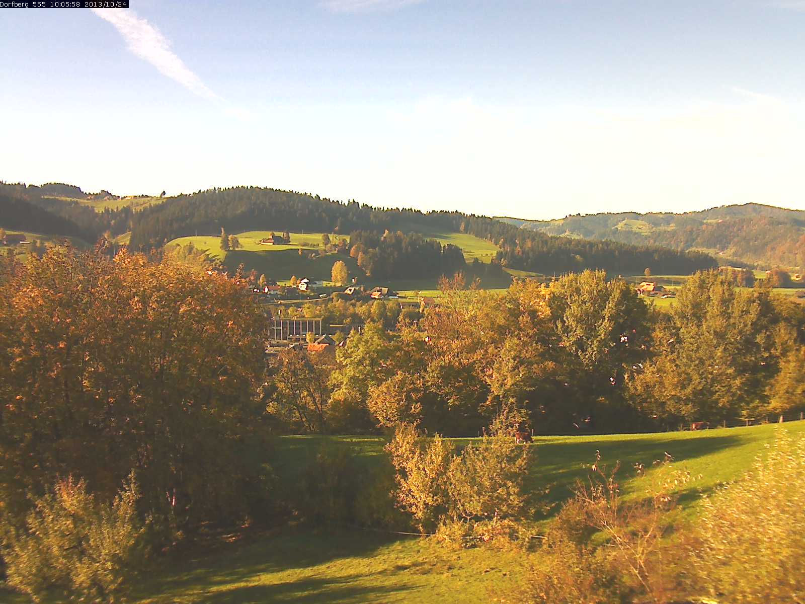 Webcam-Bild: Aussicht vom Dorfberg in Langnau 20131024-100600