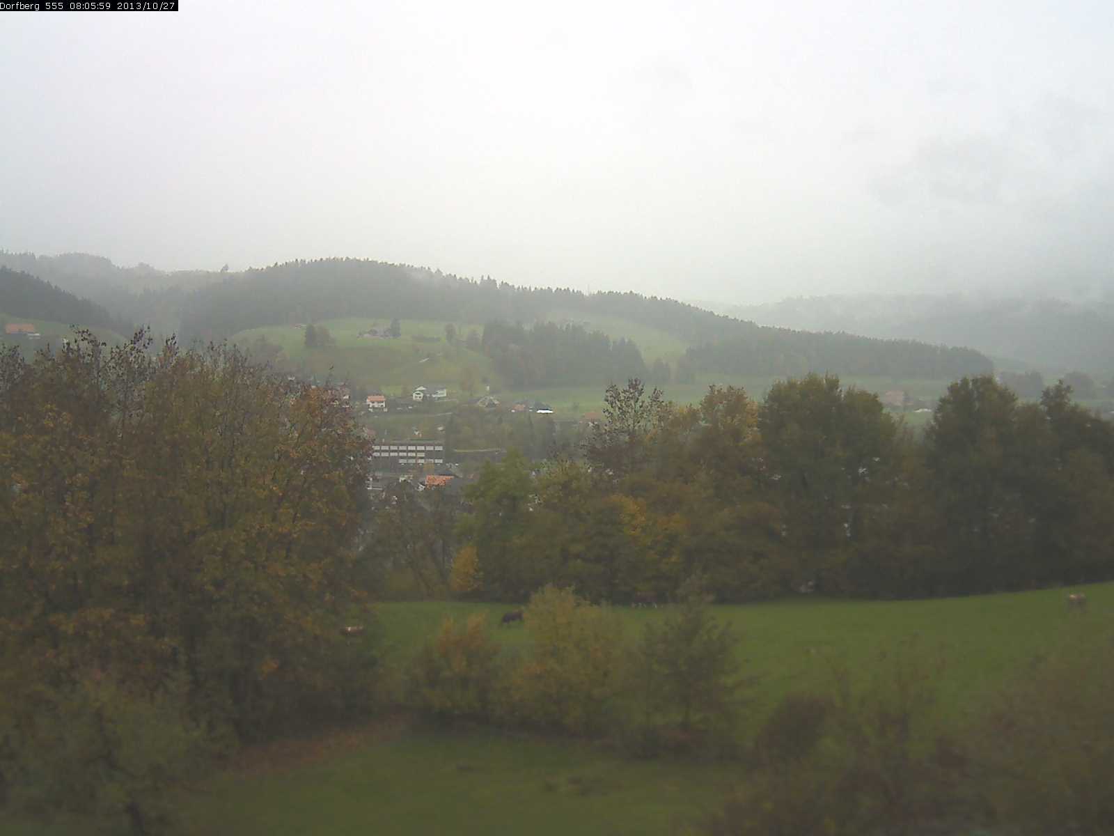 Webcam-Bild: Aussicht vom Dorfberg in Langnau 20131027-080600