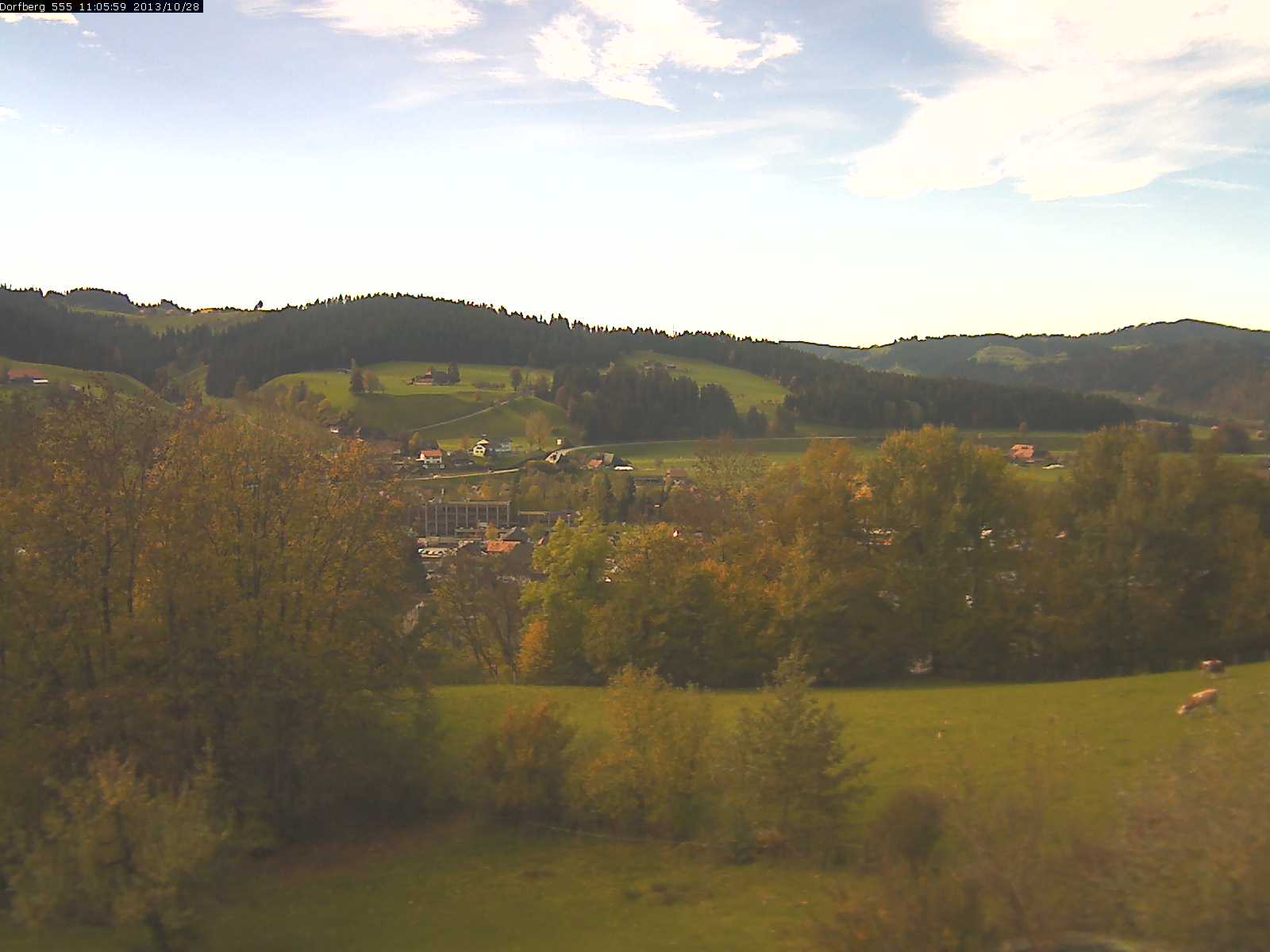Webcam-Bild: Aussicht vom Dorfberg in Langnau 20131028-110600