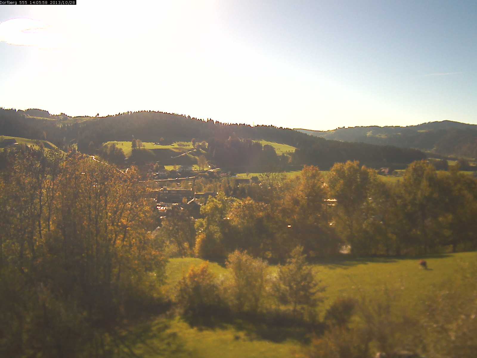 Webcam-Bild: Aussicht vom Dorfberg in Langnau 20131028-140600