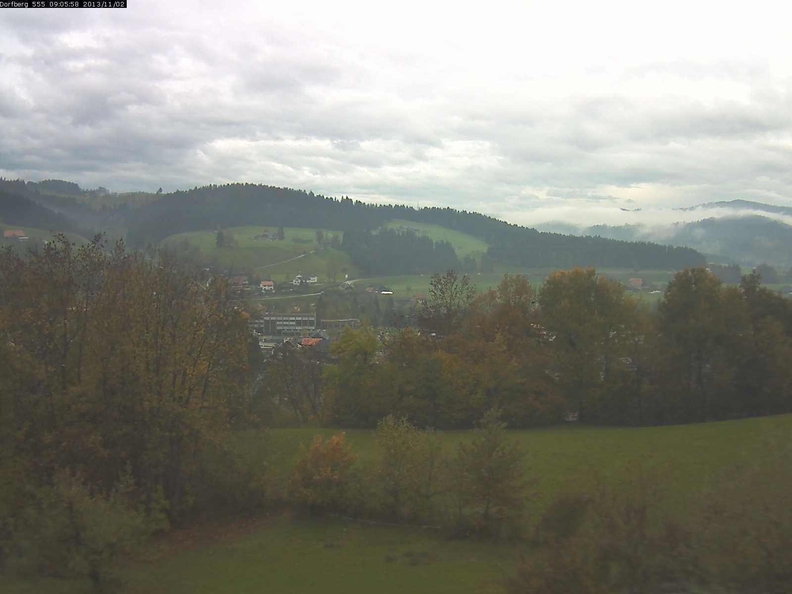 Webcam-Bild: Aussicht vom Dorfberg in Langnau 20131102-090600