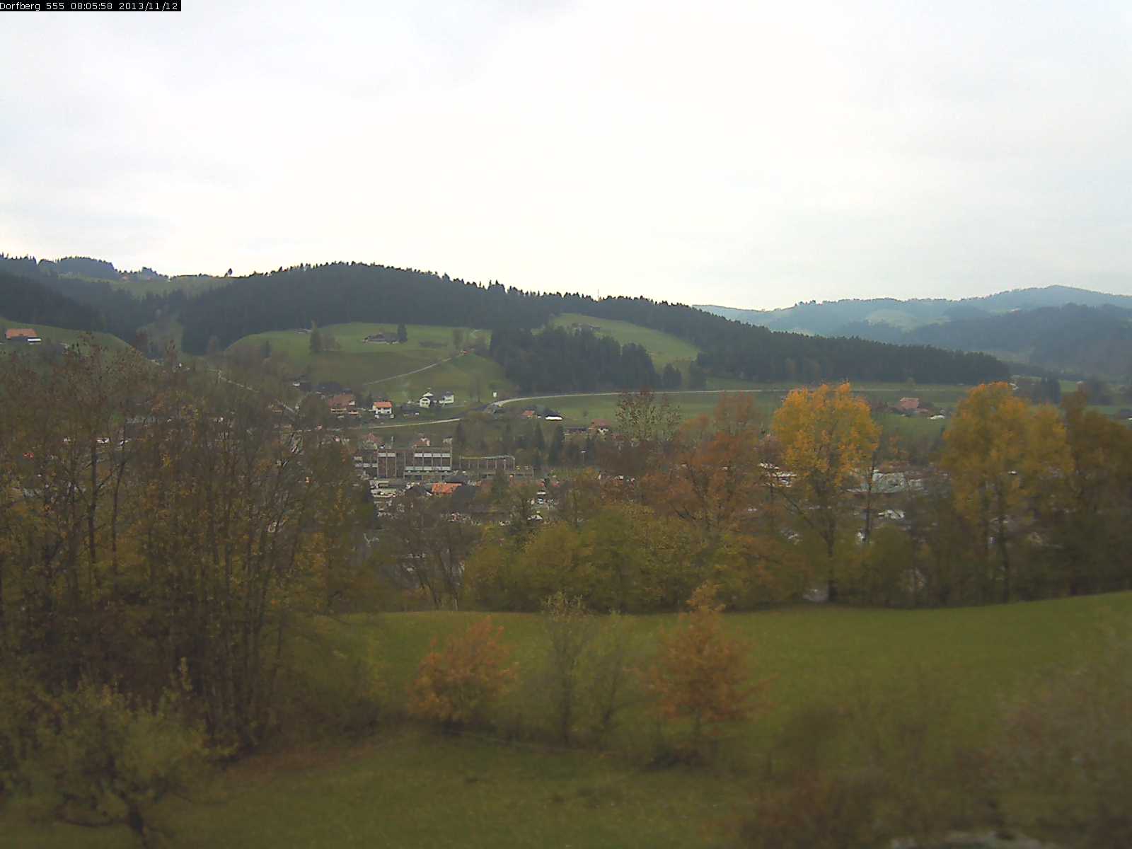 Webcam-Bild: Aussicht vom Dorfberg in Langnau 20131112-080600
