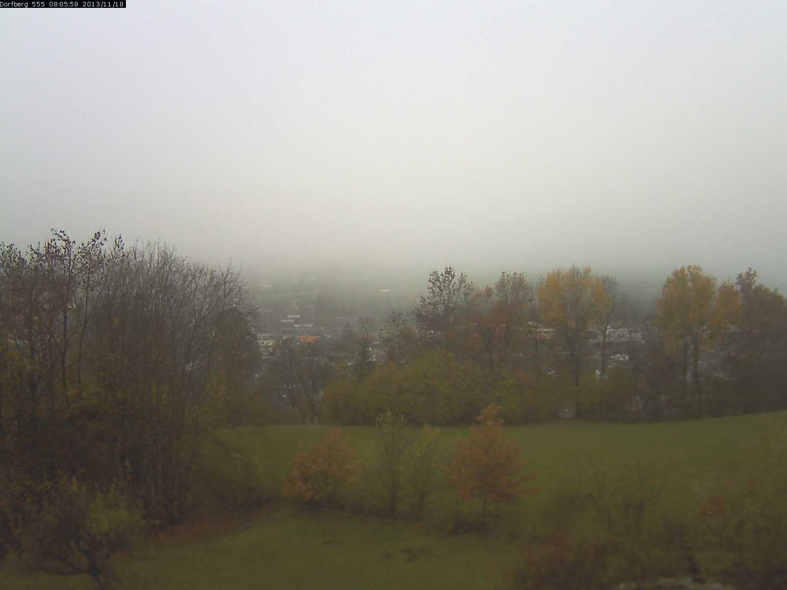 Webcam-Bild: Aussicht vom Dorfberg in Langnau 20131118-080600