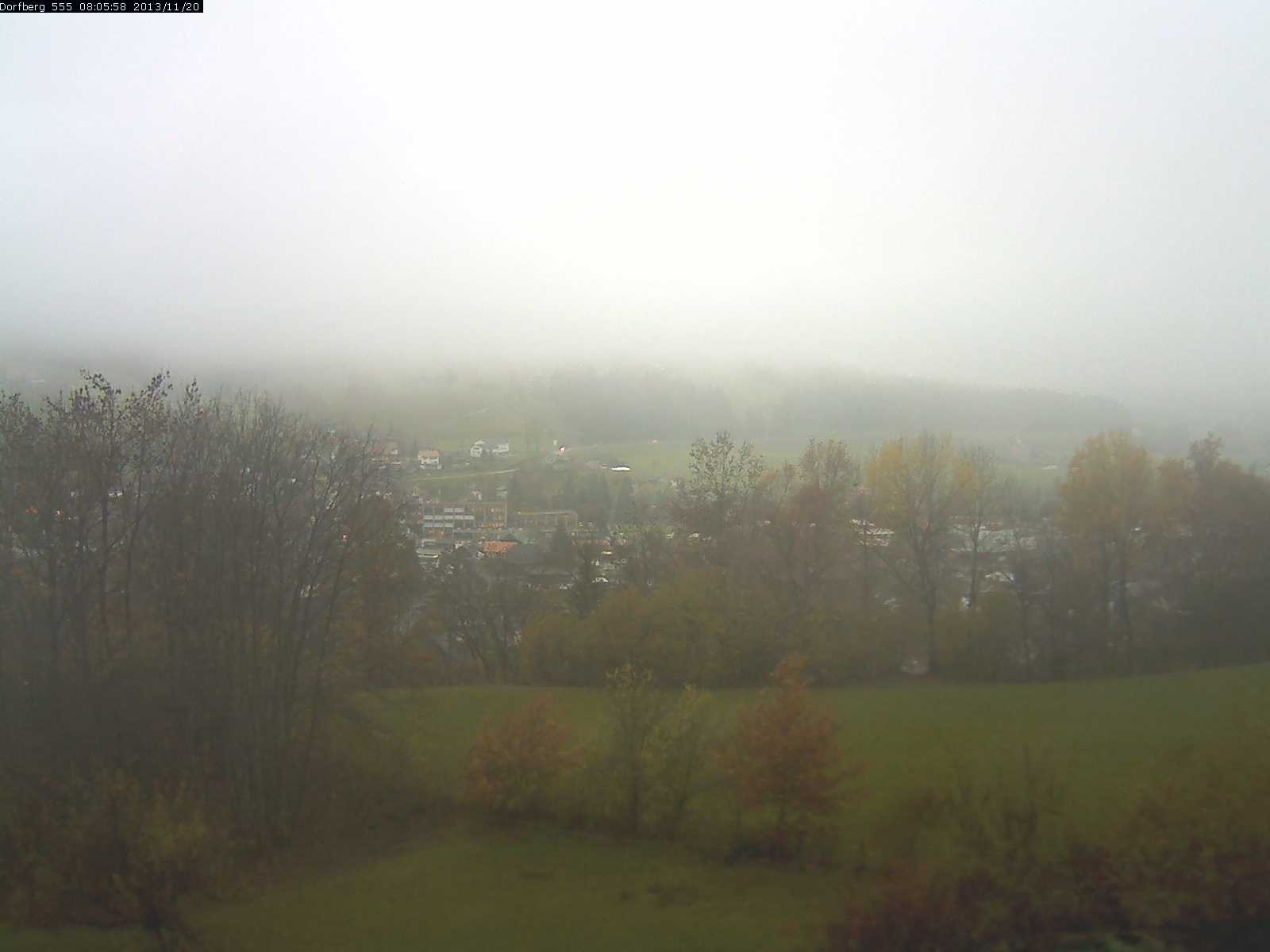 Webcam-Bild: Aussicht vom Dorfberg in Langnau 20131120-080600