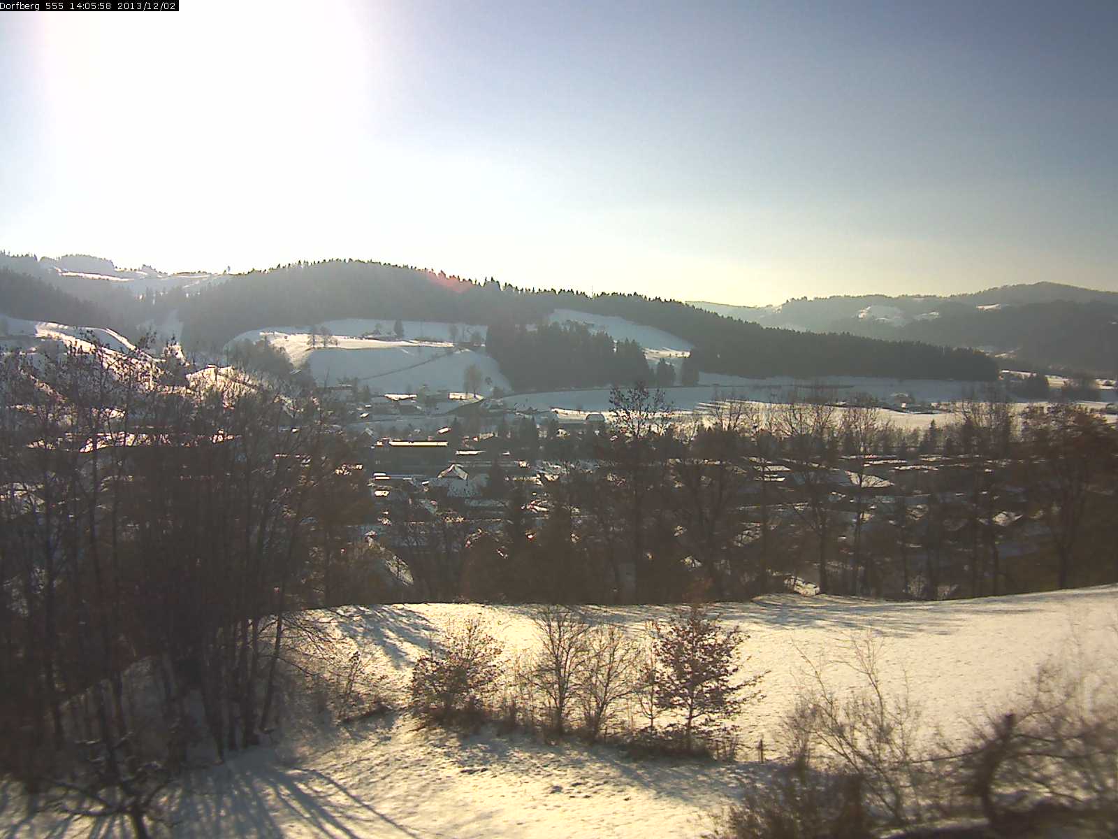 Webcam-Bild: Aussicht vom Dorfberg in Langnau 20131202-140600