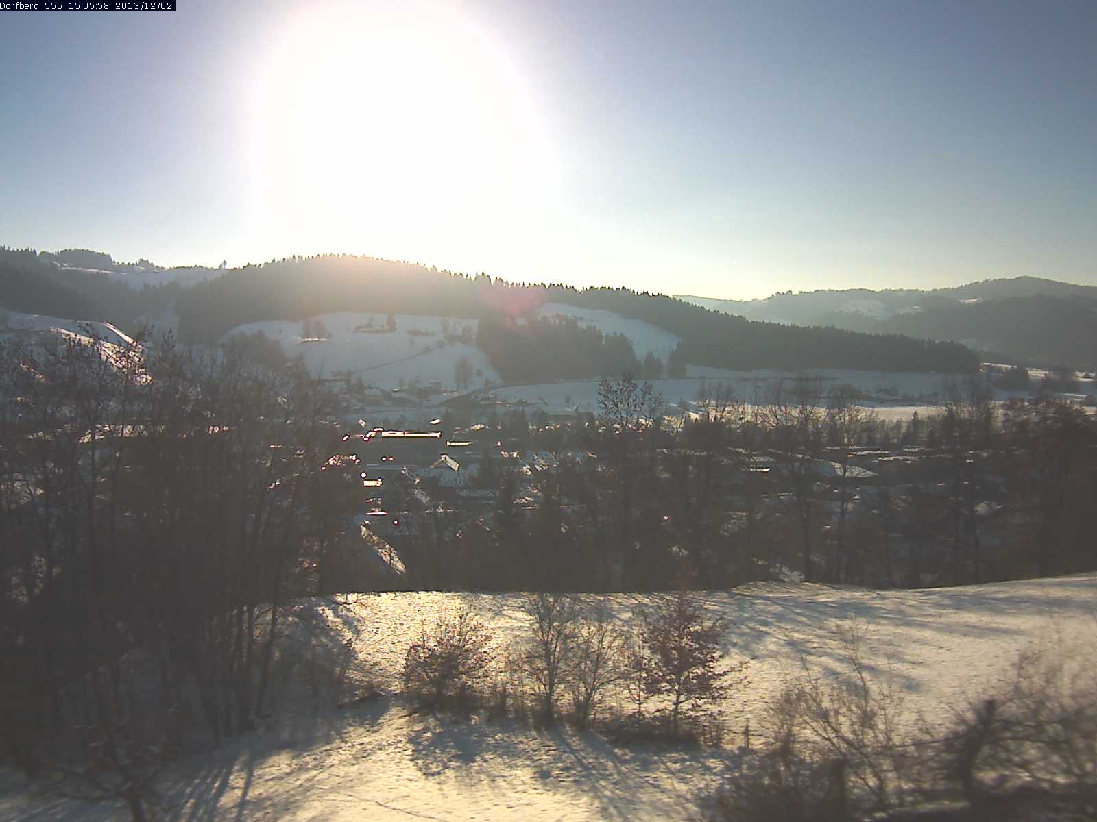 Webcam-Bild: Aussicht vom Dorfberg in Langnau 20131202-150600