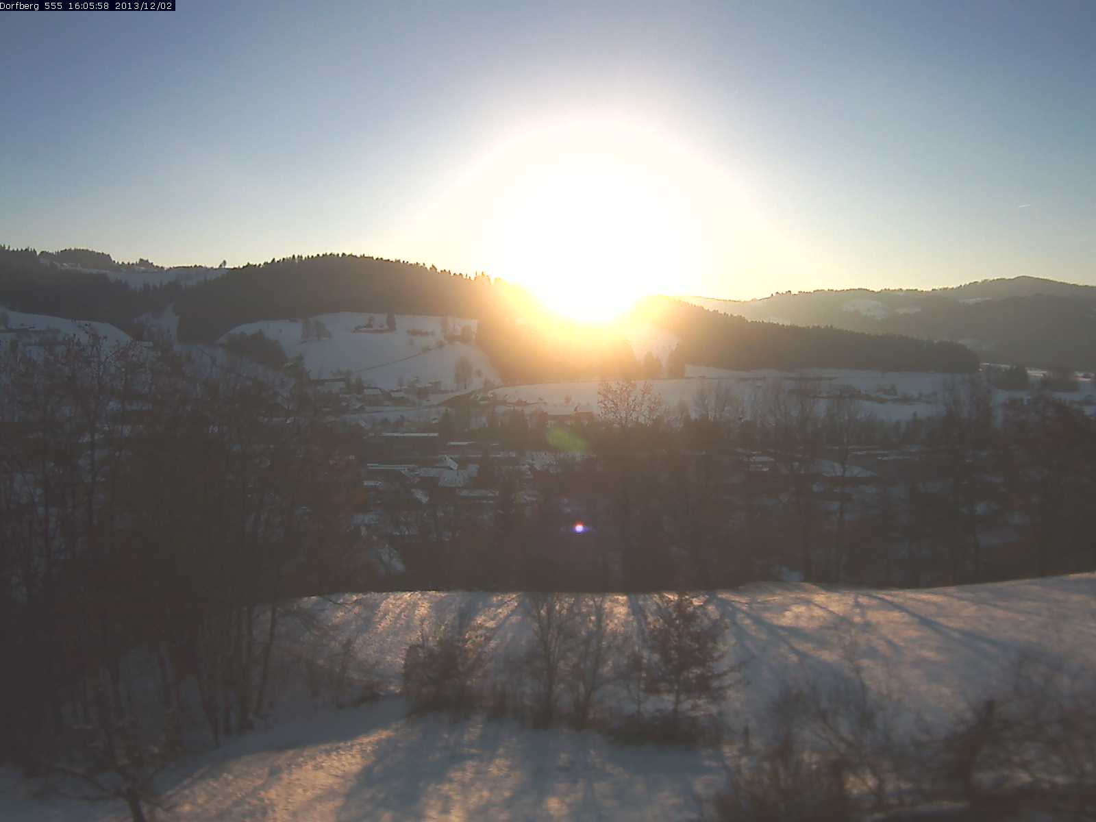 Webcam-Bild: Aussicht vom Dorfberg in Langnau 20131202-160600