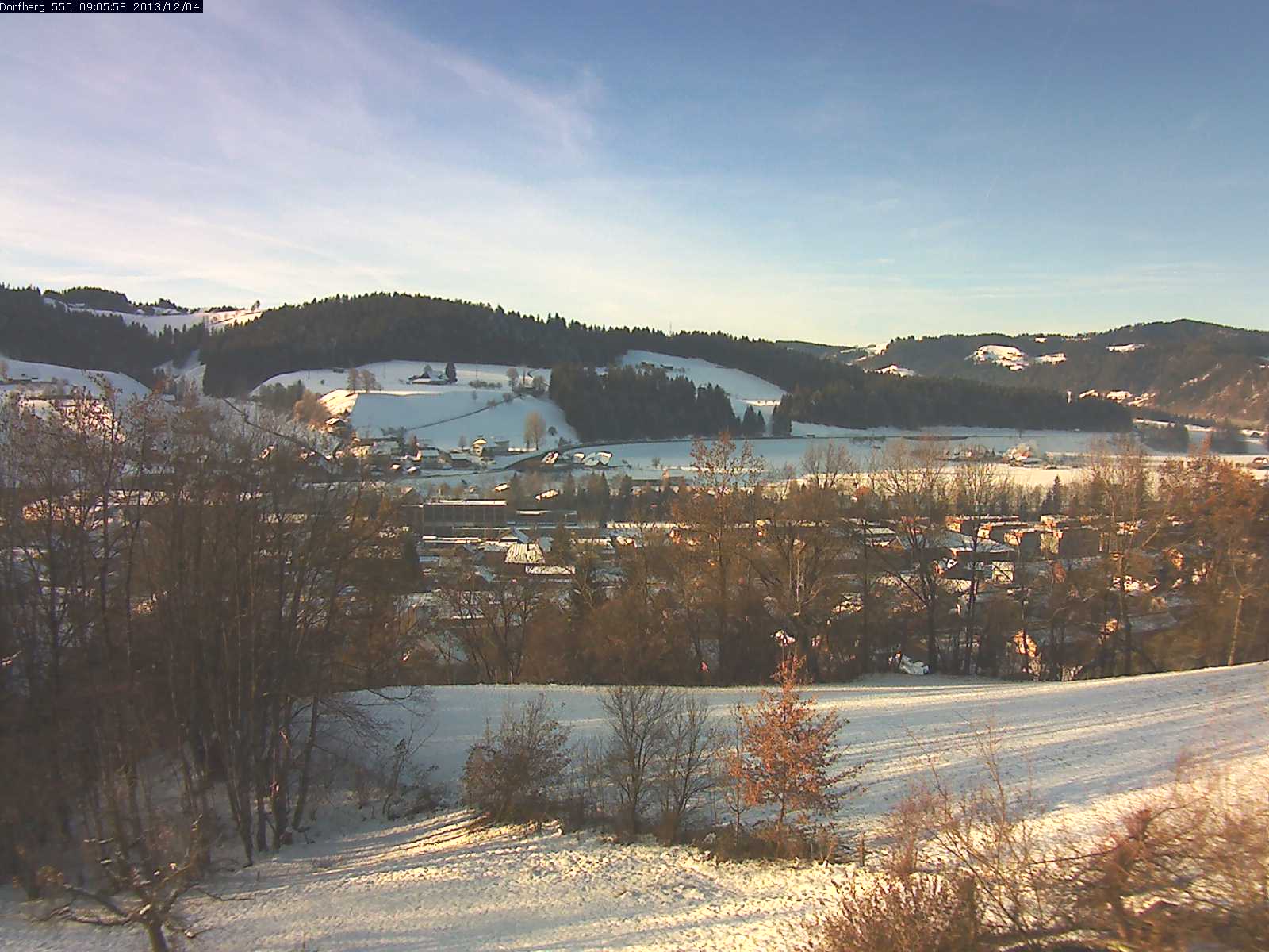 Webcam-Bild: Aussicht vom Dorfberg in Langnau 20131204-090600