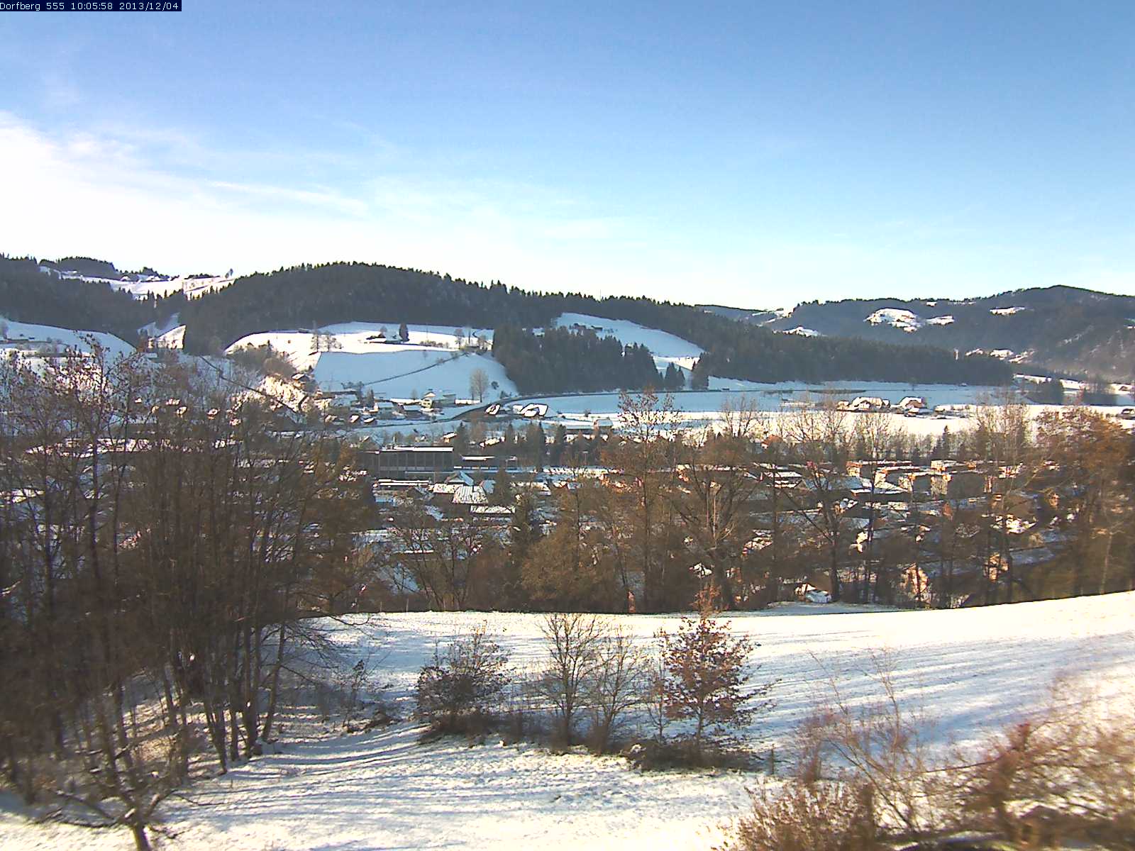 Webcam-Bild: Aussicht vom Dorfberg in Langnau 20131204-100600
