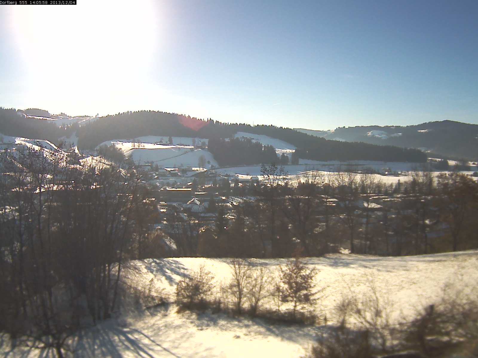 Webcam-Bild: Aussicht vom Dorfberg in Langnau 20131204-140600