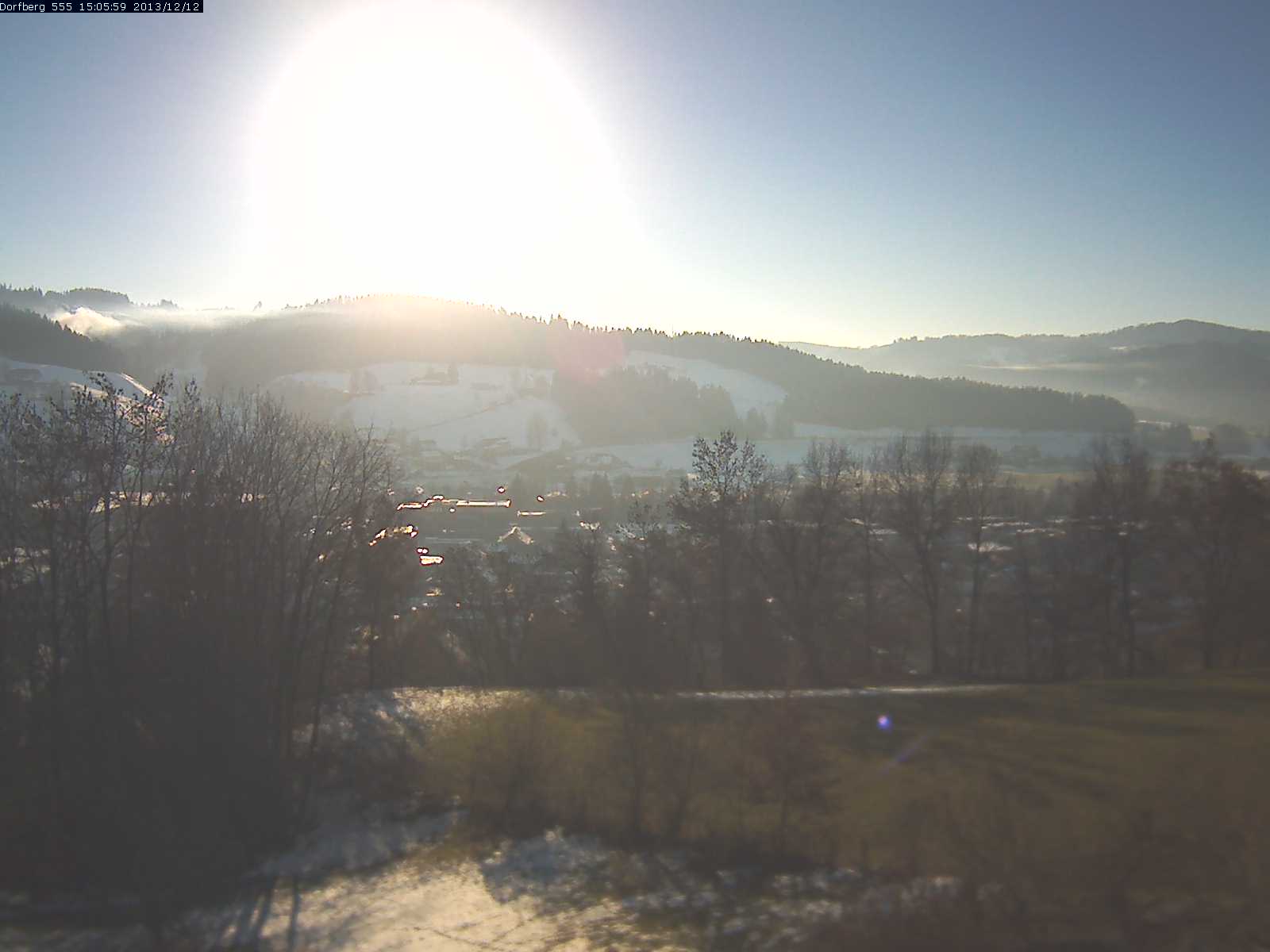 Webcam-Bild: Aussicht vom Dorfberg in Langnau 20131212-150600