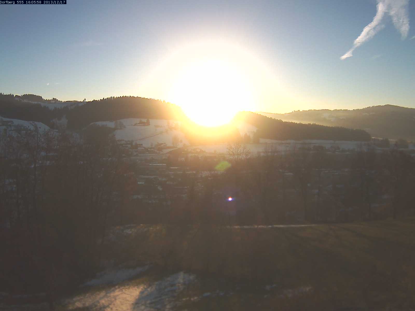 Webcam-Bild: Aussicht vom Dorfberg in Langnau 20131217-160600