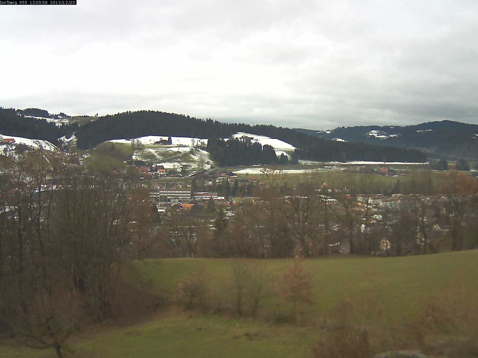 Webcam-Bild: Aussicht vom Dorfberg in Langnau 20131225-120600