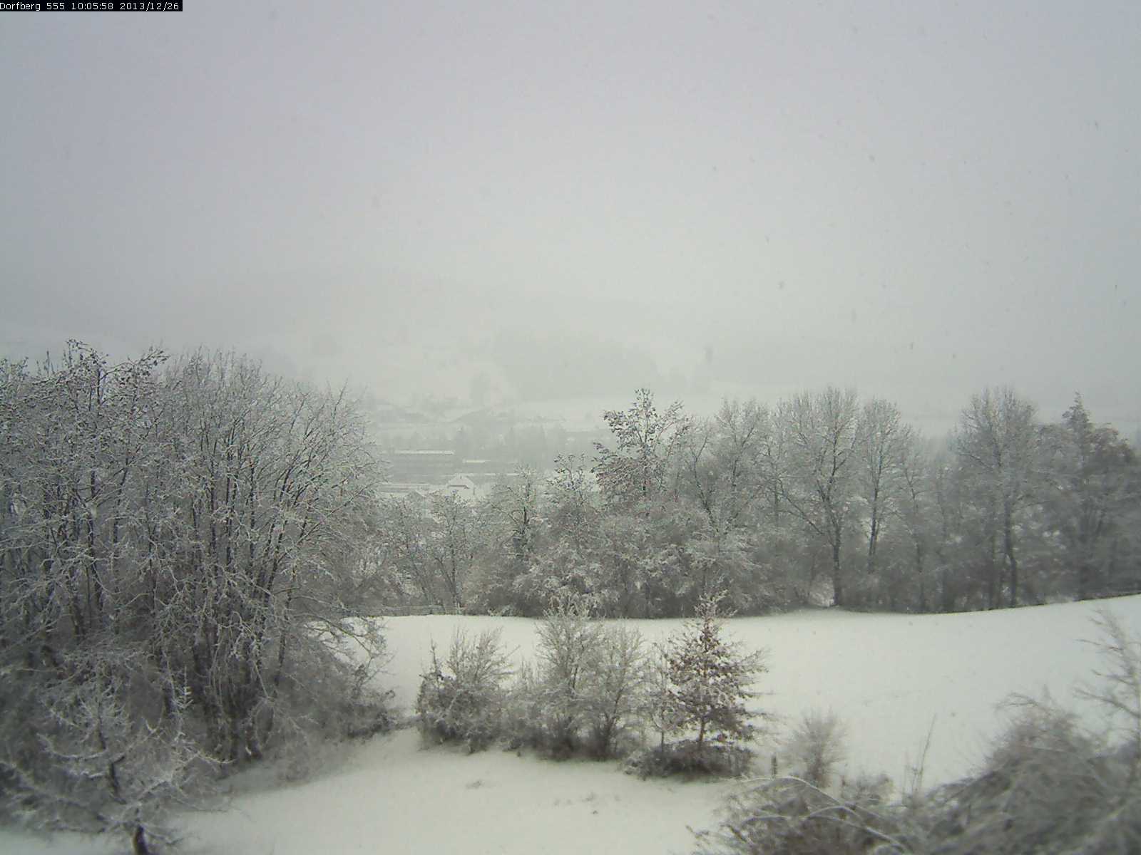 Webcam-Bild: Aussicht vom Dorfberg in Langnau 20131226-100600