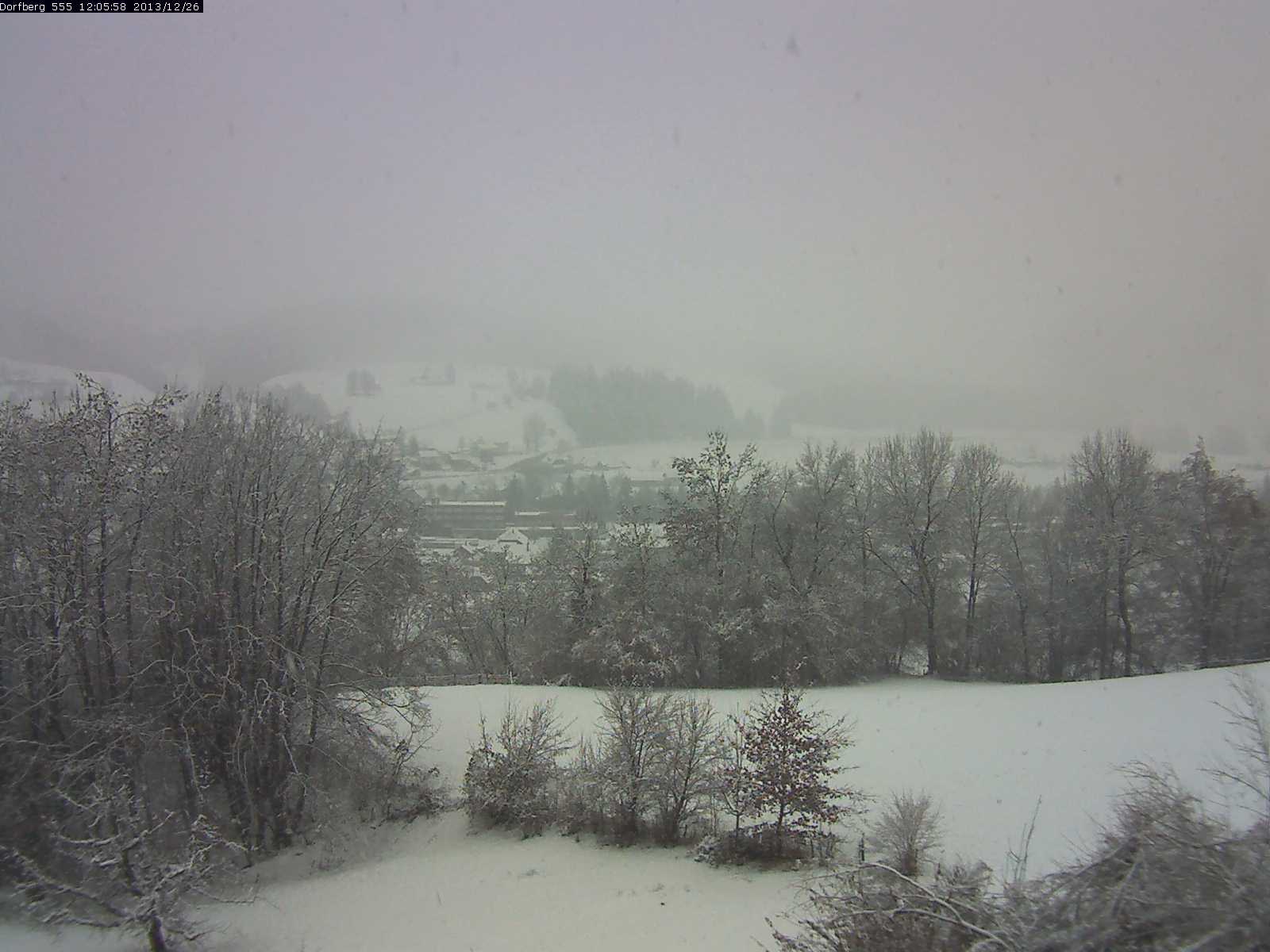 Webcam-Bild: Aussicht vom Dorfberg in Langnau 20131226-120600