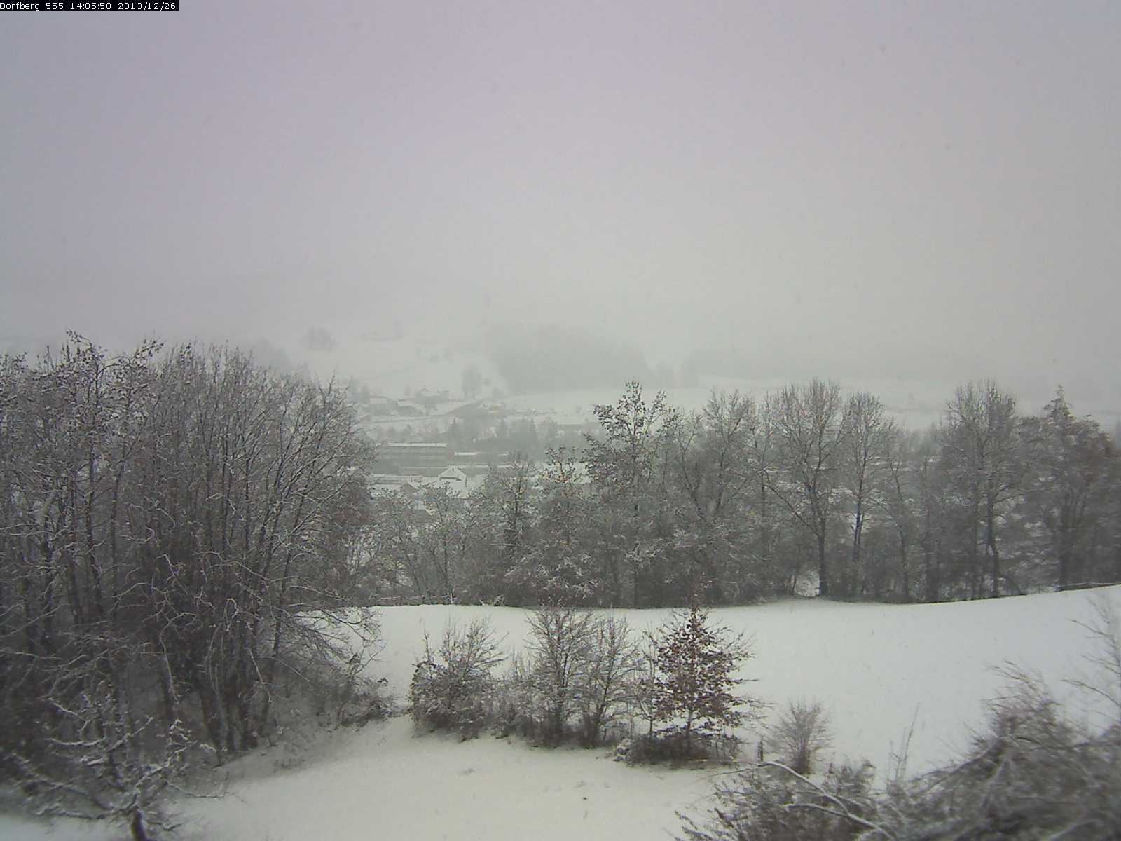 Webcam-Bild: Aussicht vom Dorfberg in Langnau 20131226-140600