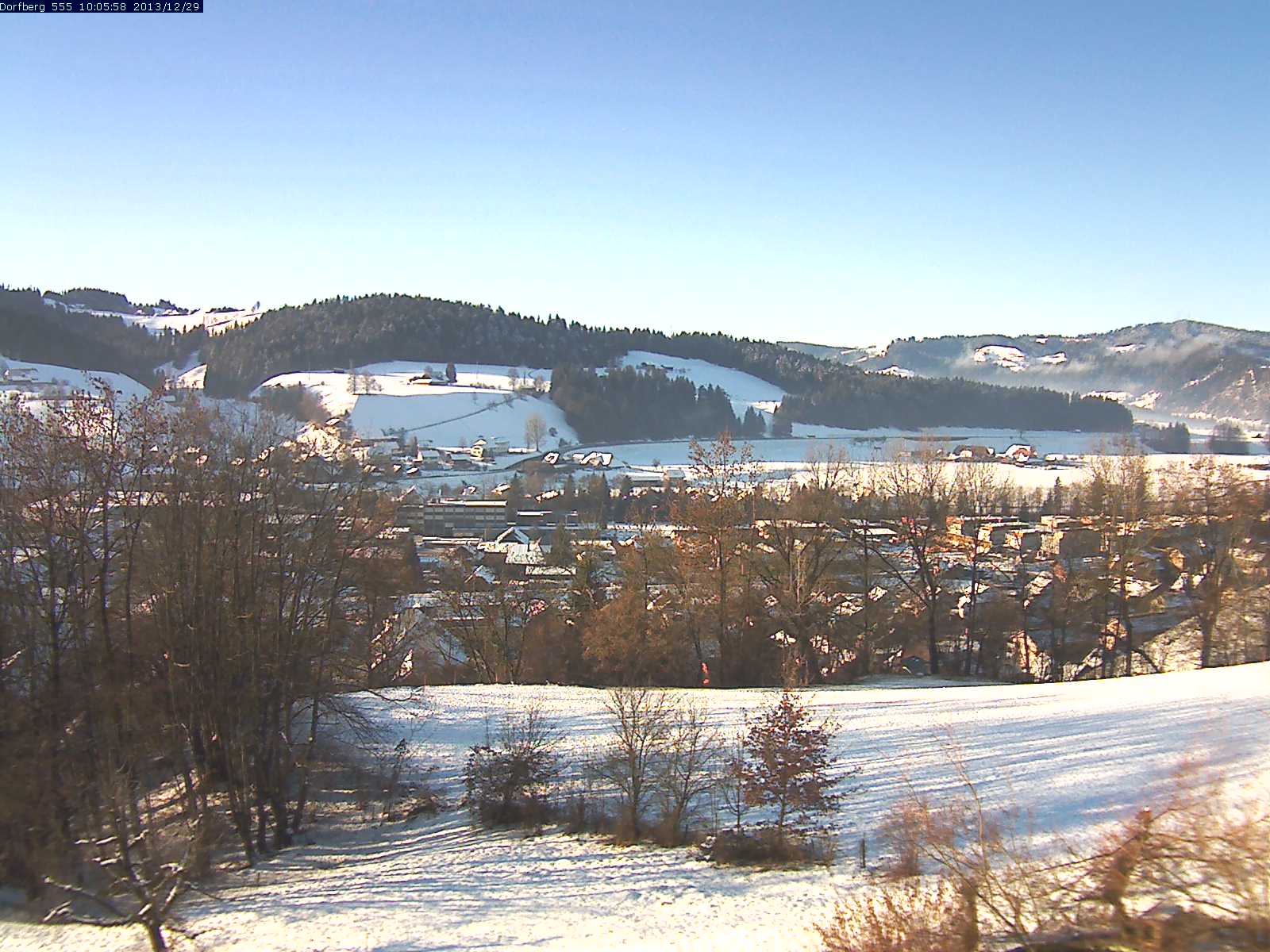 Webcam-Bild: Aussicht vom Dorfberg in Langnau 20131229-100600