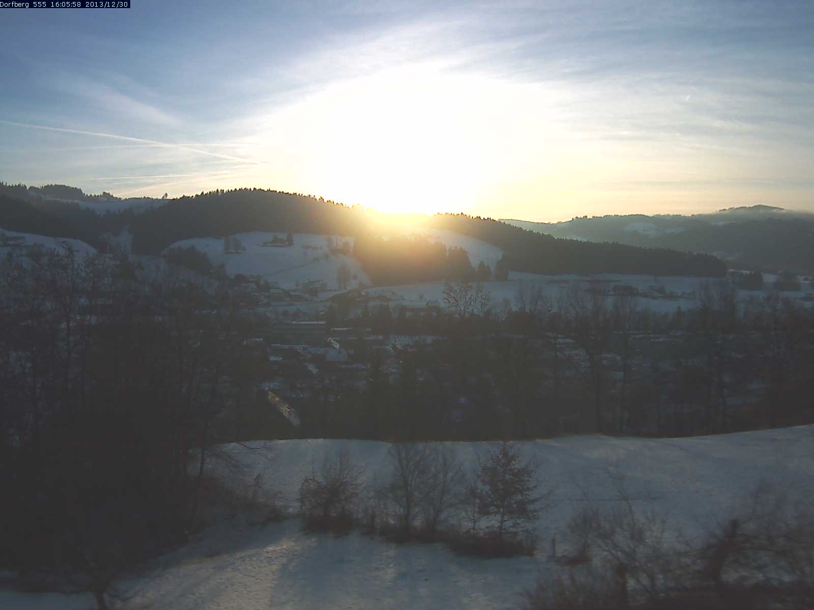 Webcam-Bild: Aussicht vom Dorfberg in Langnau 20131230-160600