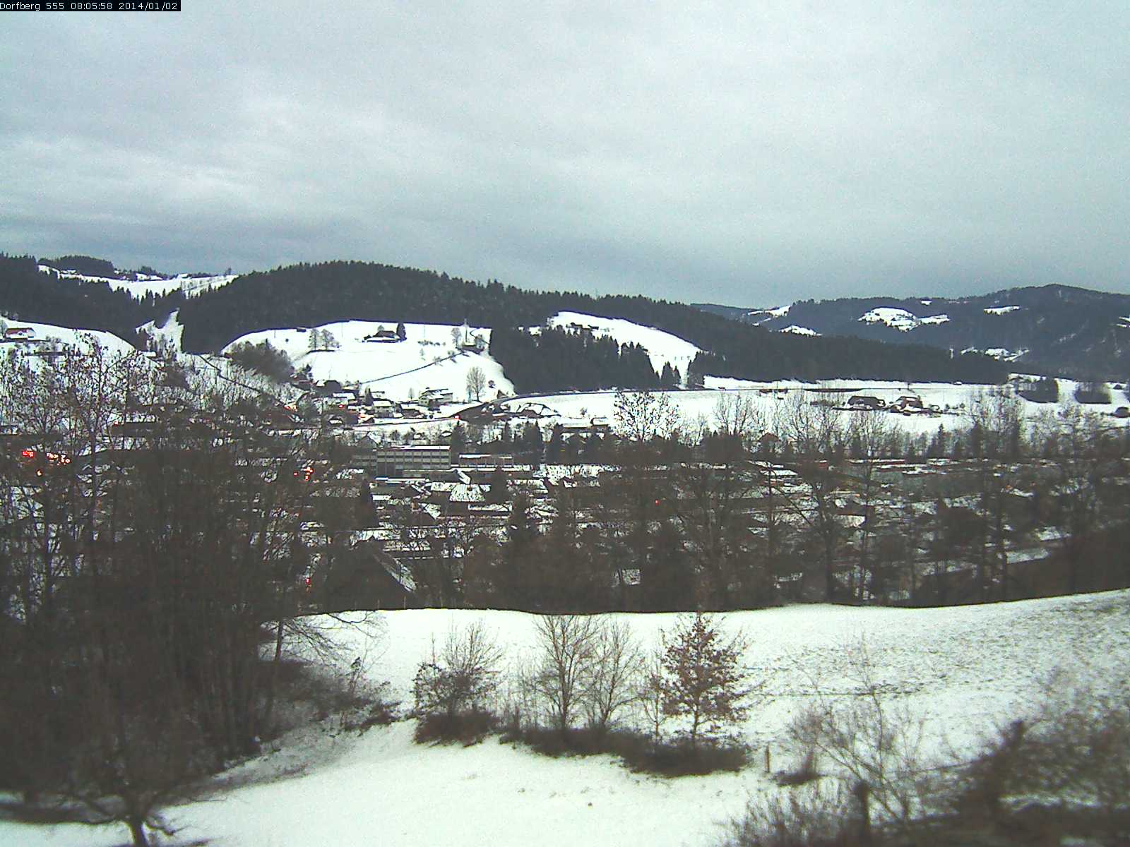 Webcam-Bild: Aussicht vom Dorfberg in Langnau 20140102-080600