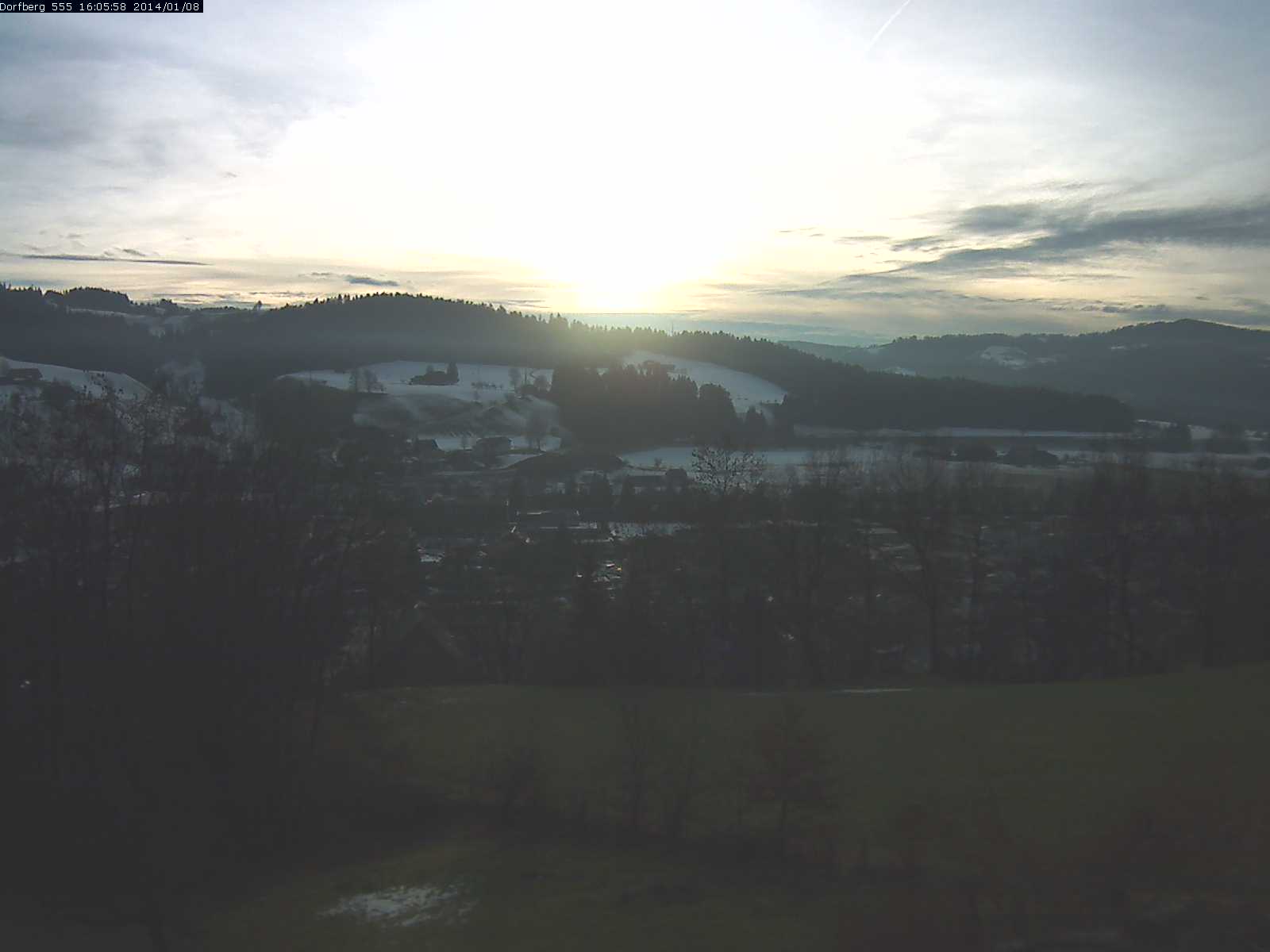 Webcam-Bild: Aussicht vom Dorfberg in Langnau 20140108-160600