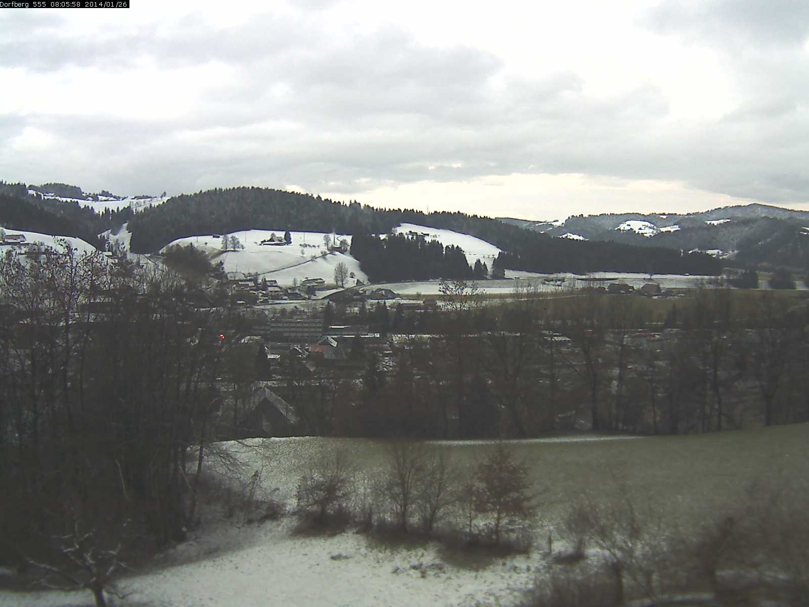 Webcam-Bild: Aussicht vom Dorfberg in Langnau 20140126-080600