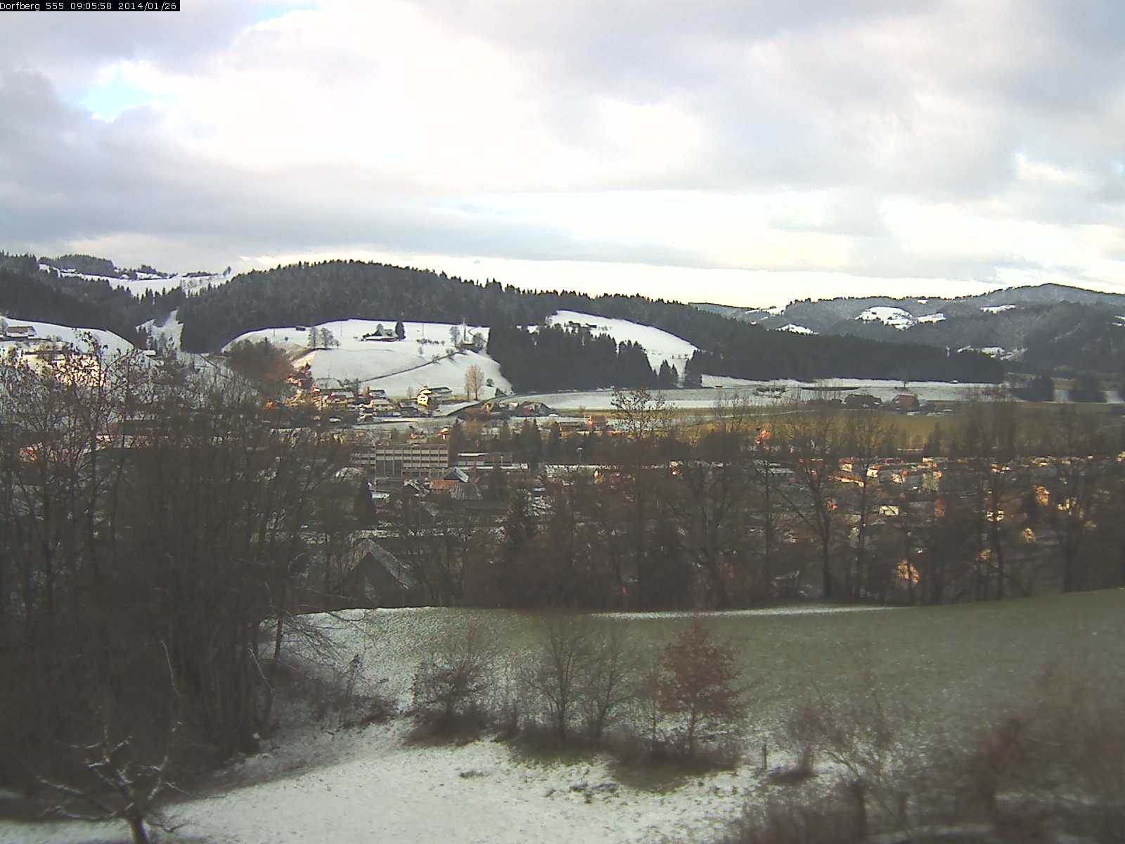 Webcam-Bild: Aussicht vom Dorfberg in Langnau 20140126-090600