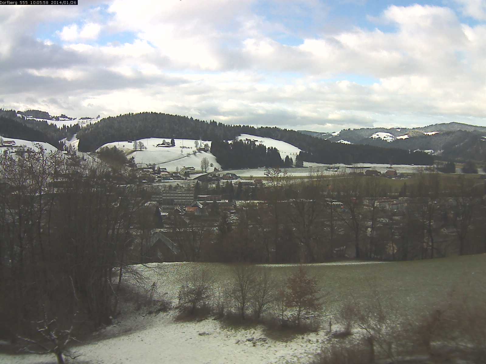 Webcam-Bild: Aussicht vom Dorfberg in Langnau 20140126-100600