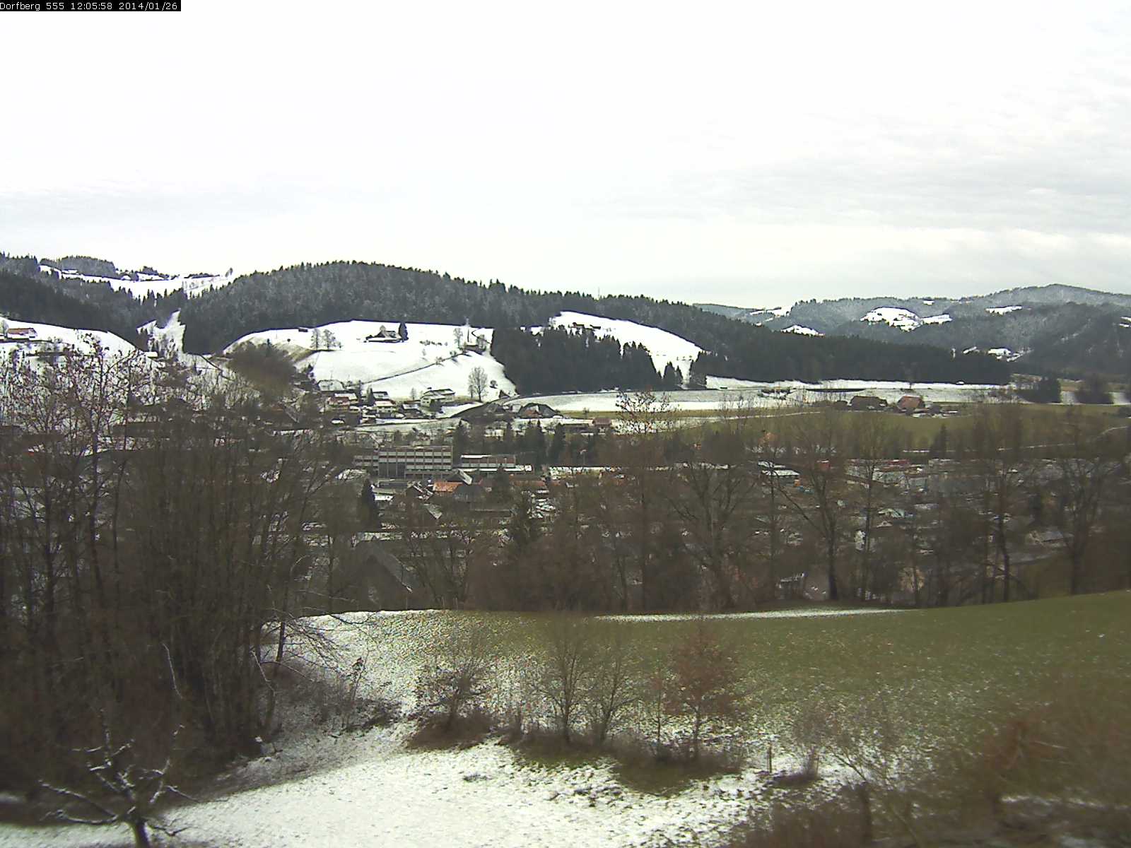 Webcam-Bild: Aussicht vom Dorfberg in Langnau 20140126-120600