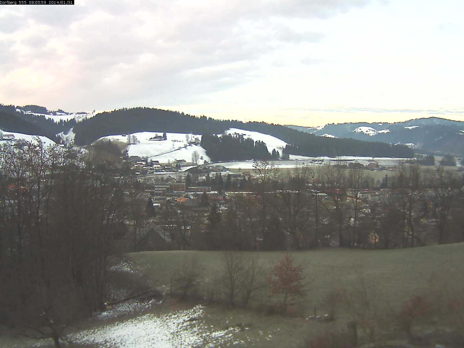 Webcam-Bild: Aussicht vom Dorfberg in Langnau 20140131-080600