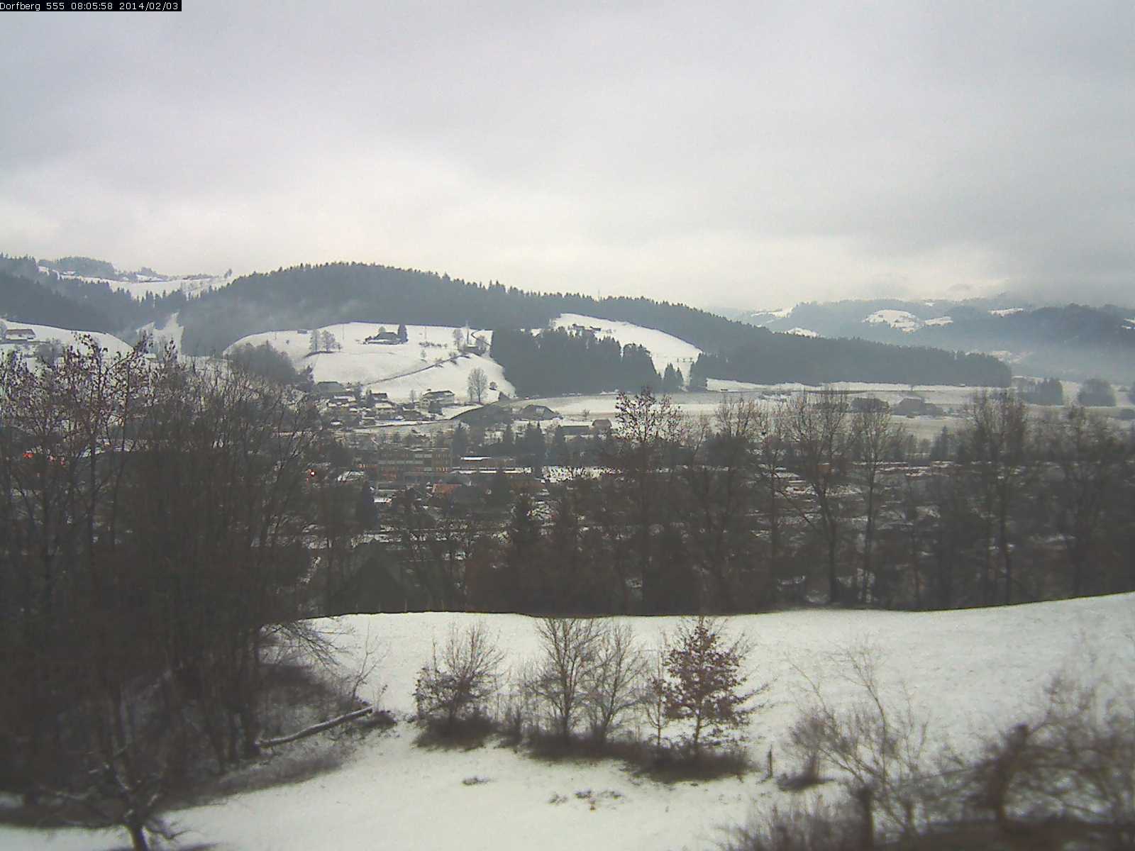 Webcam-Bild: Aussicht vom Dorfberg in Langnau 20140203-080600