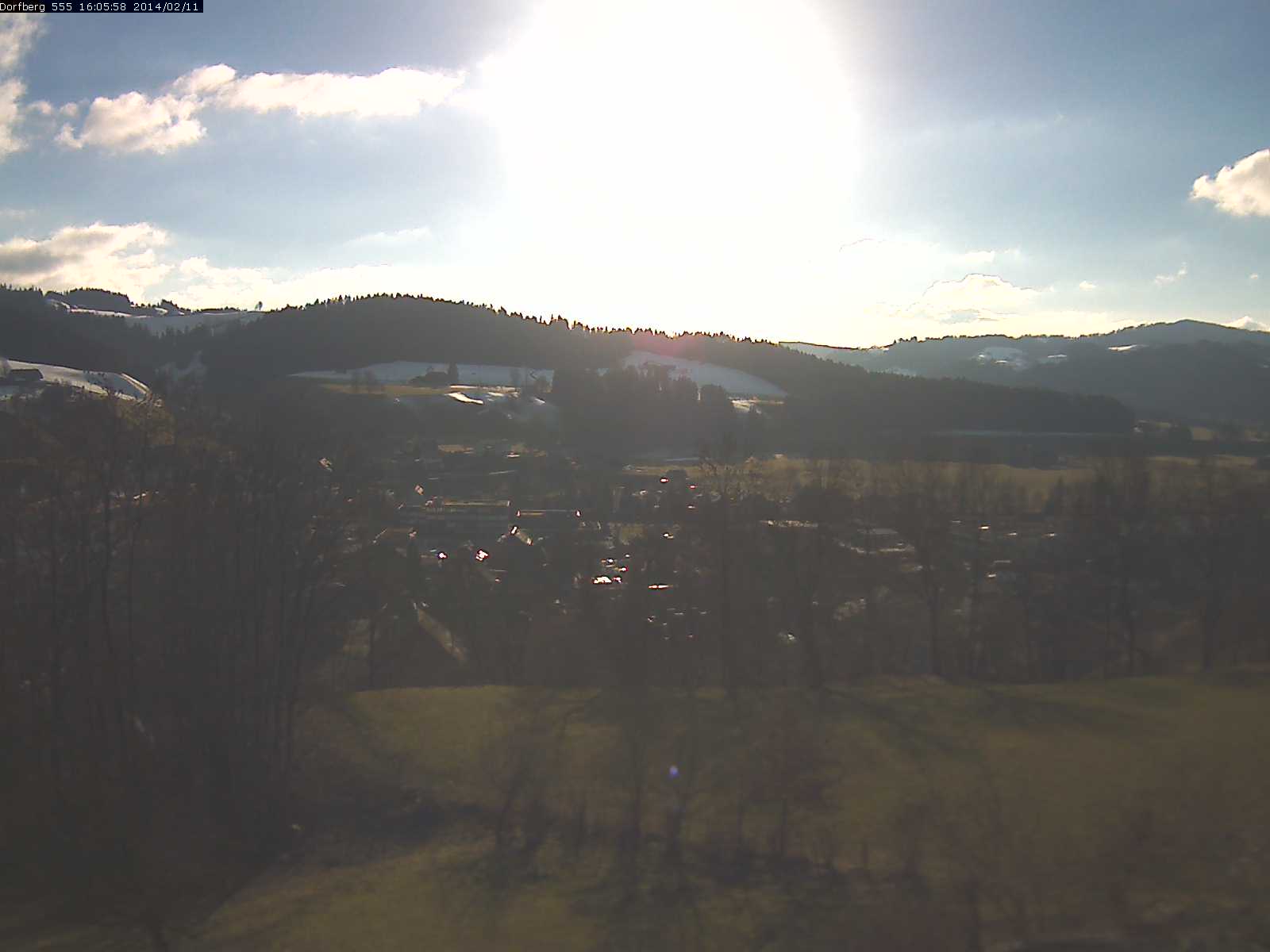 Webcam-Bild: Aussicht vom Dorfberg in Langnau 20140211-160600