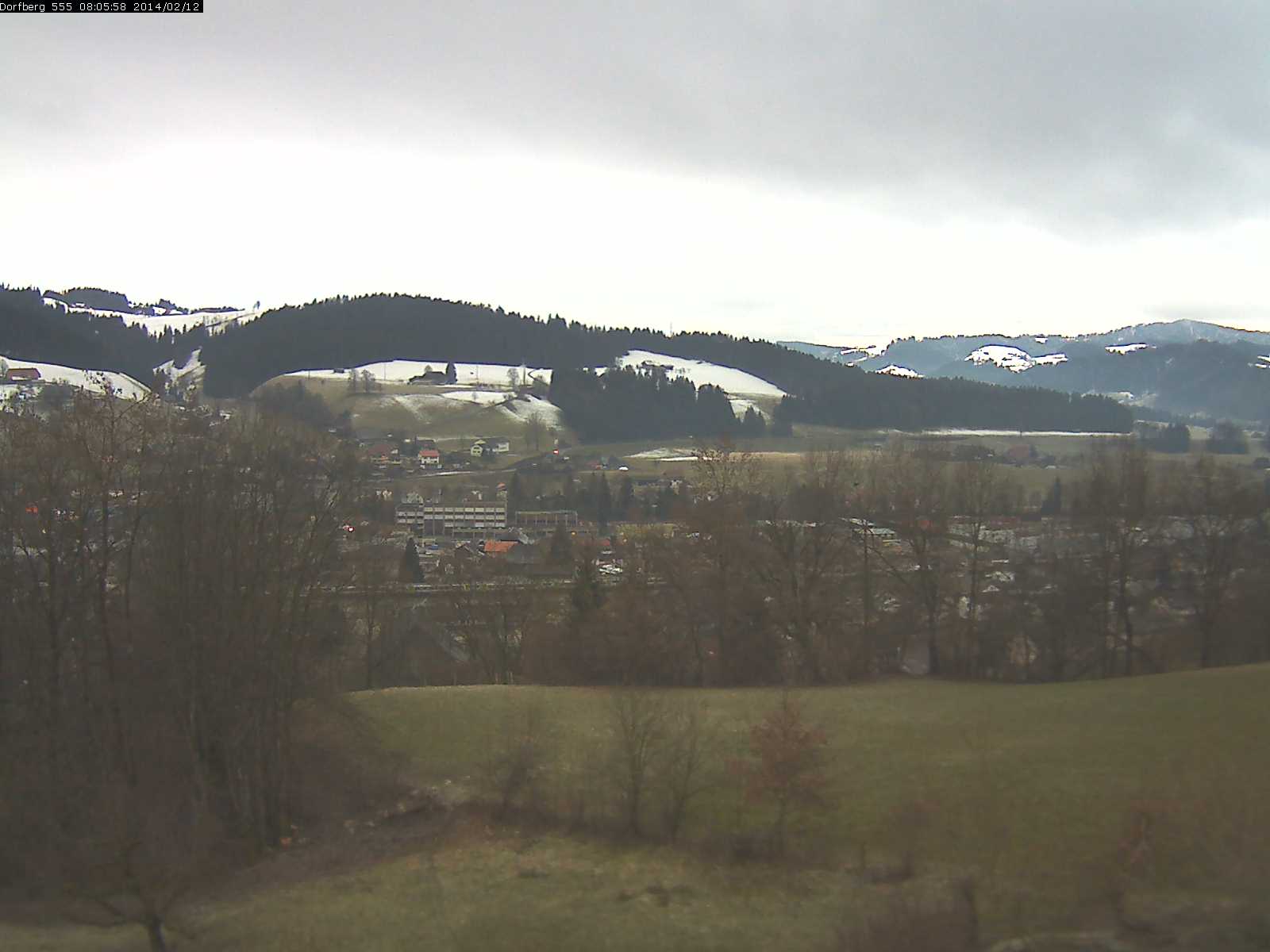 Webcam-Bild: Aussicht vom Dorfberg in Langnau 20140212-080600