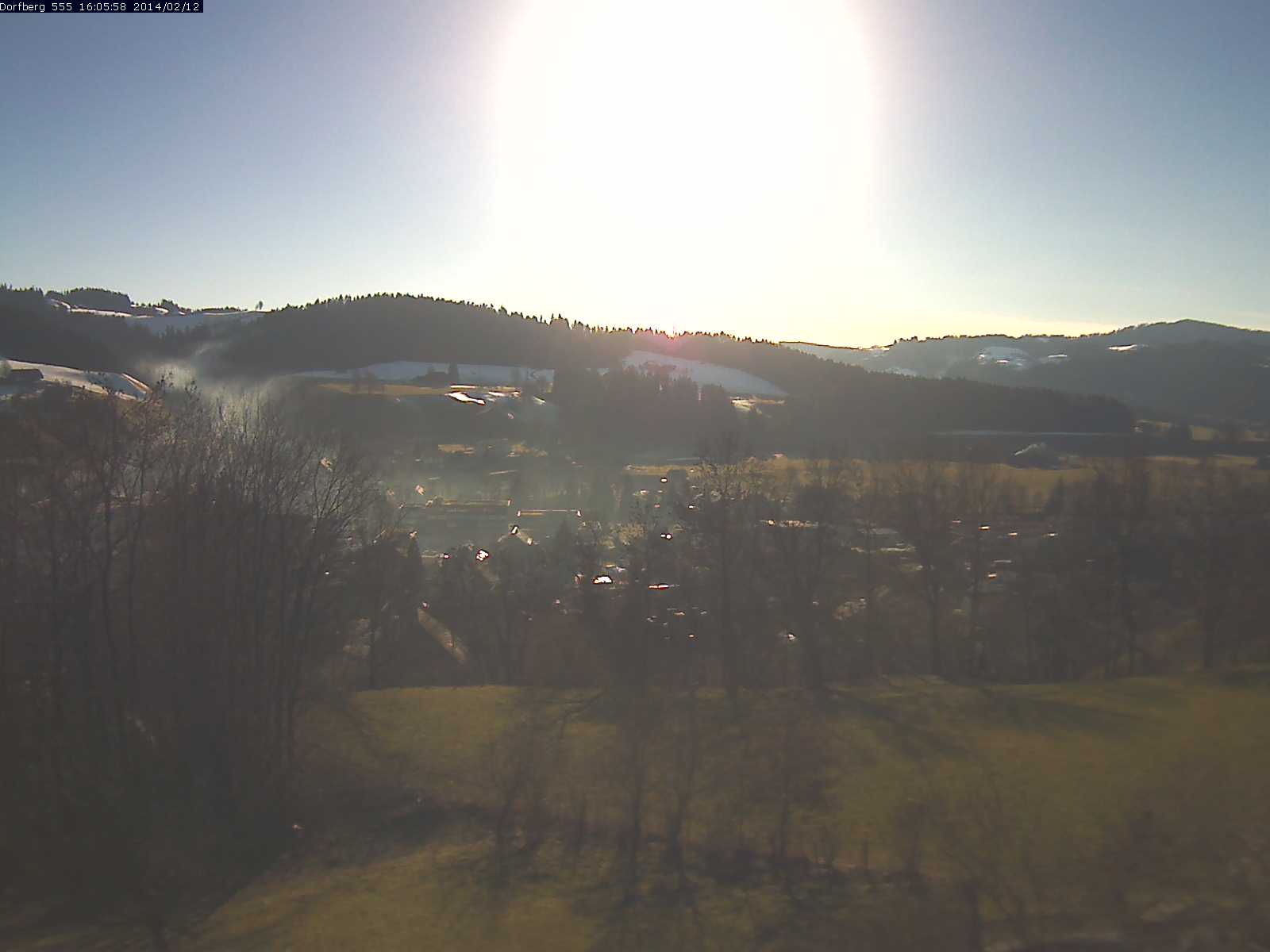 Webcam-Bild: Aussicht vom Dorfberg in Langnau 20140212-160600