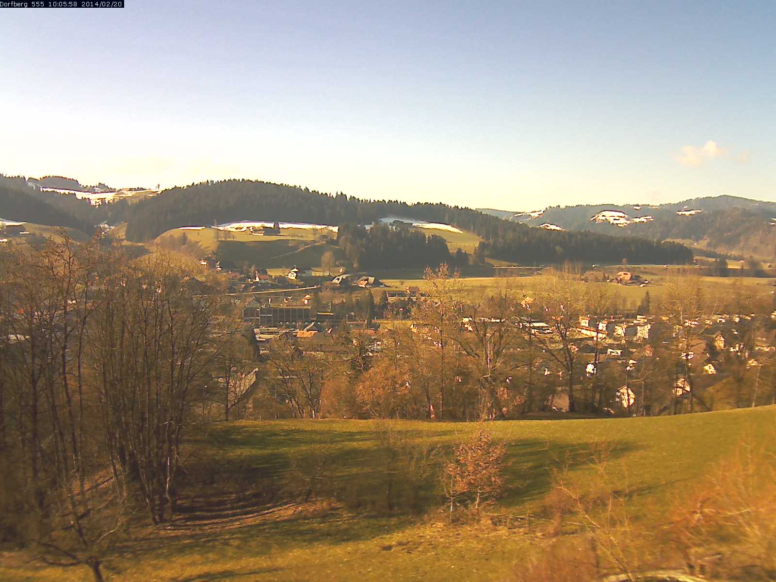Webcam-Bild: Aussicht vom Dorfberg in Langnau 20140220-100600