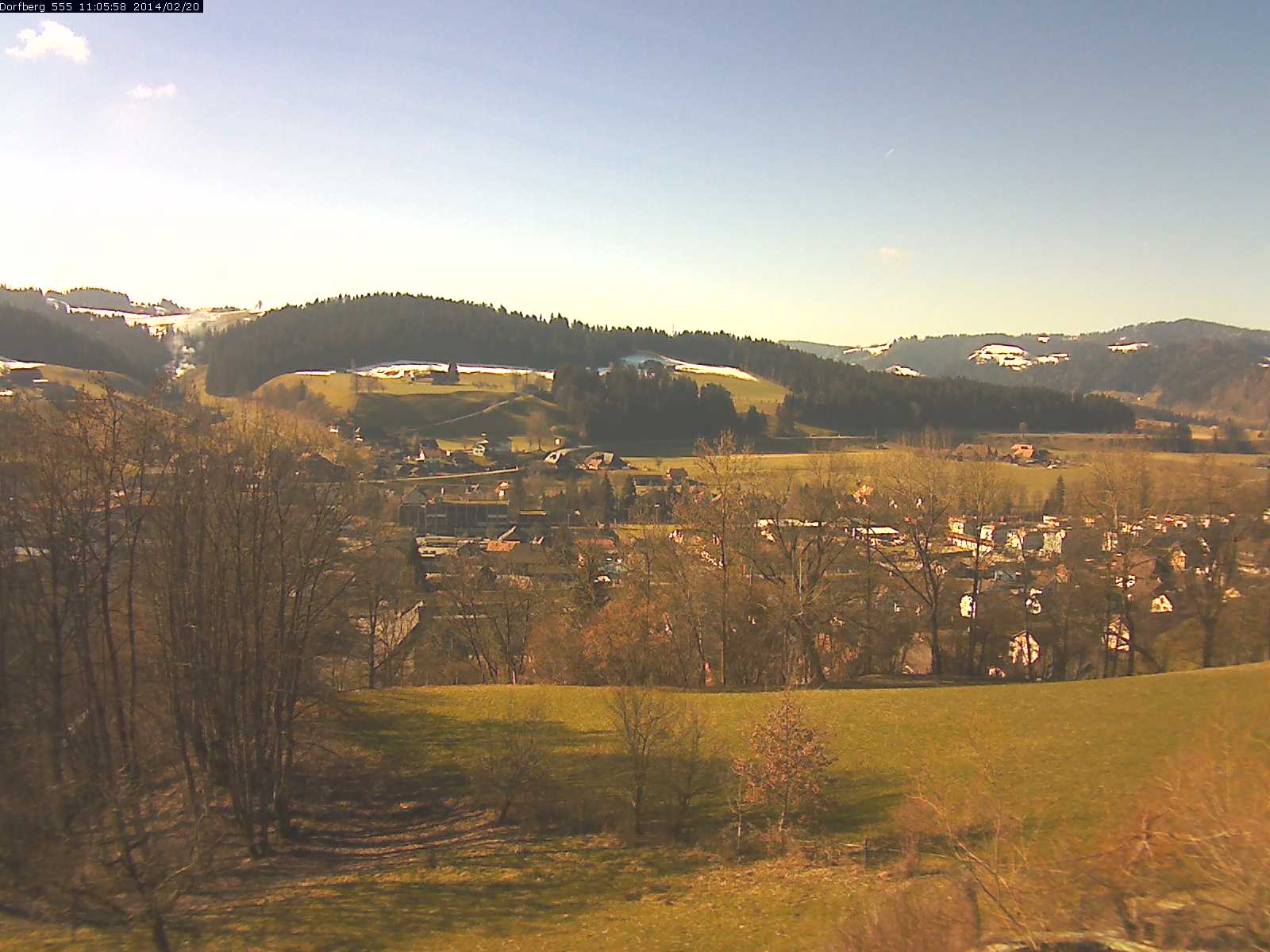 Webcam-Bild: Aussicht vom Dorfberg in Langnau 20140220-110600