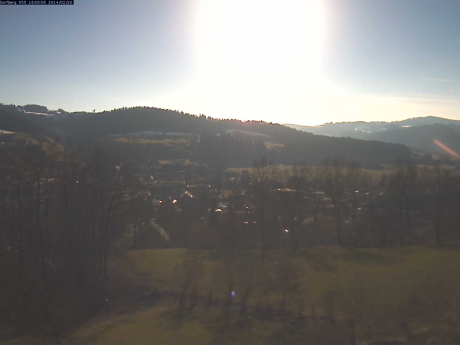 Webcam-Bild: Aussicht vom Dorfberg in Langnau 20140220-160600