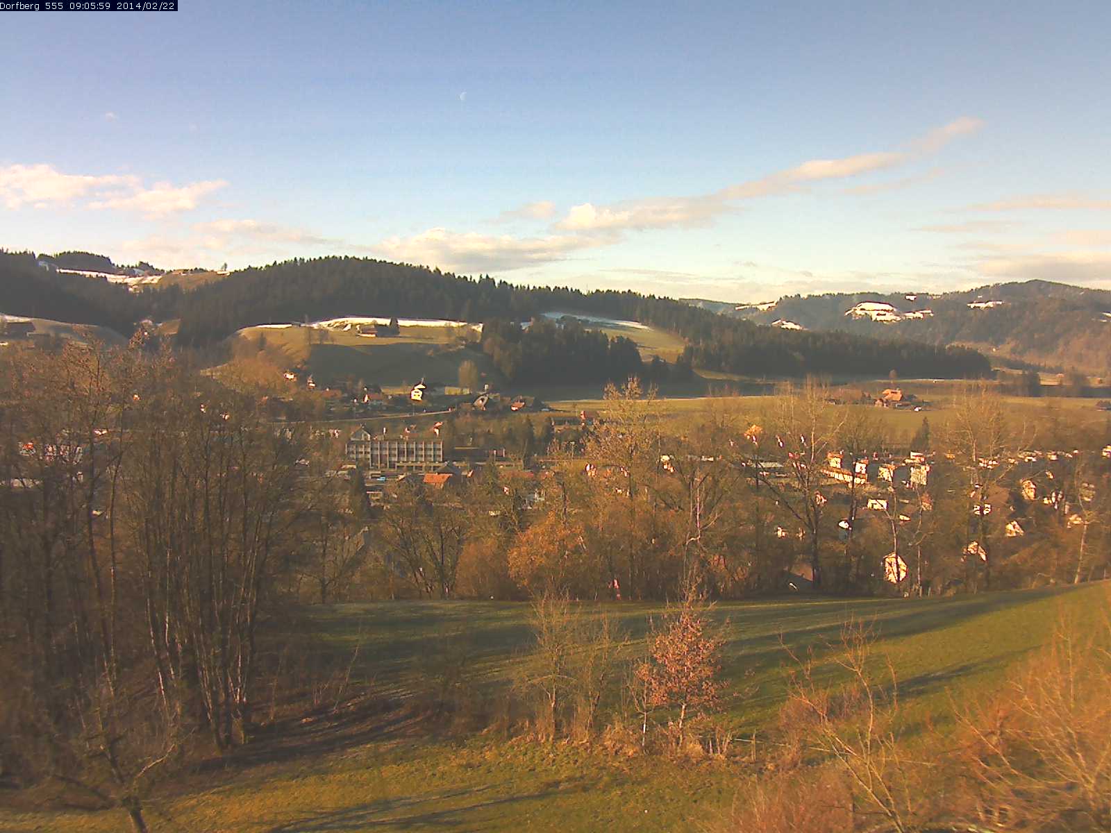 Webcam-Bild: Aussicht vom Dorfberg in Langnau 20140222-090600