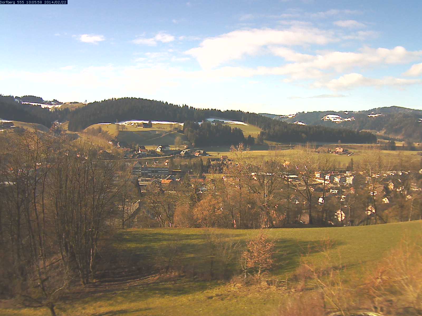 Webcam-Bild: Aussicht vom Dorfberg in Langnau 20140222-100600