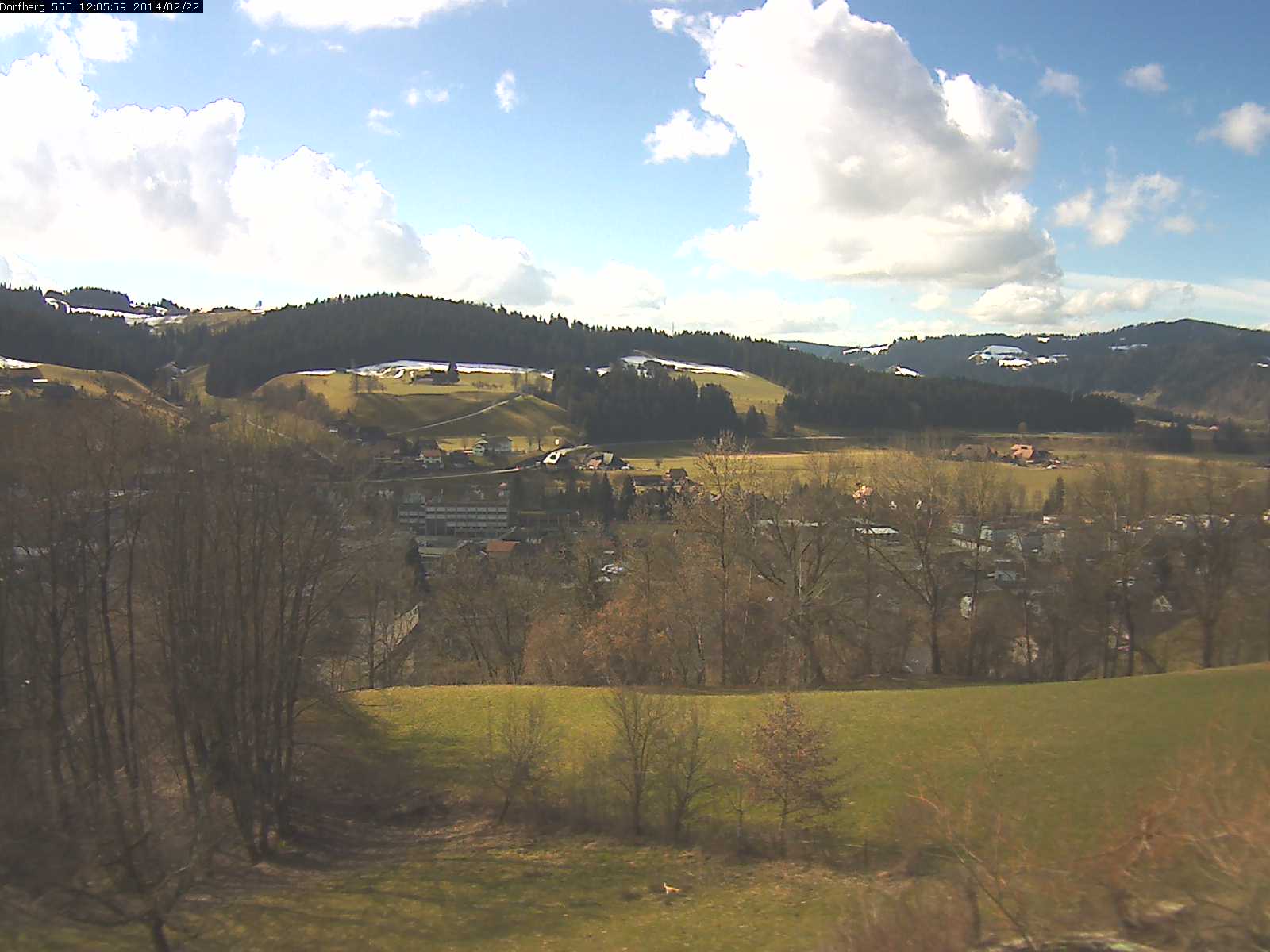 Webcam-Bild: Aussicht vom Dorfberg in Langnau 20140222-120600