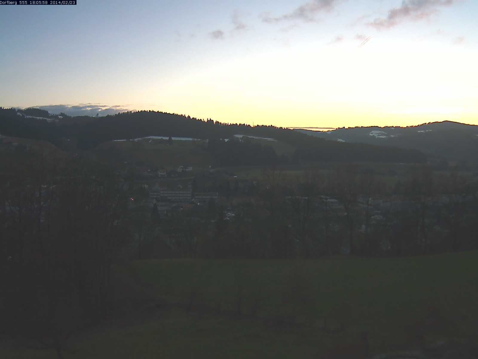 Webcam-Bild: Aussicht vom Dorfberg in Langnau 20140223-180600