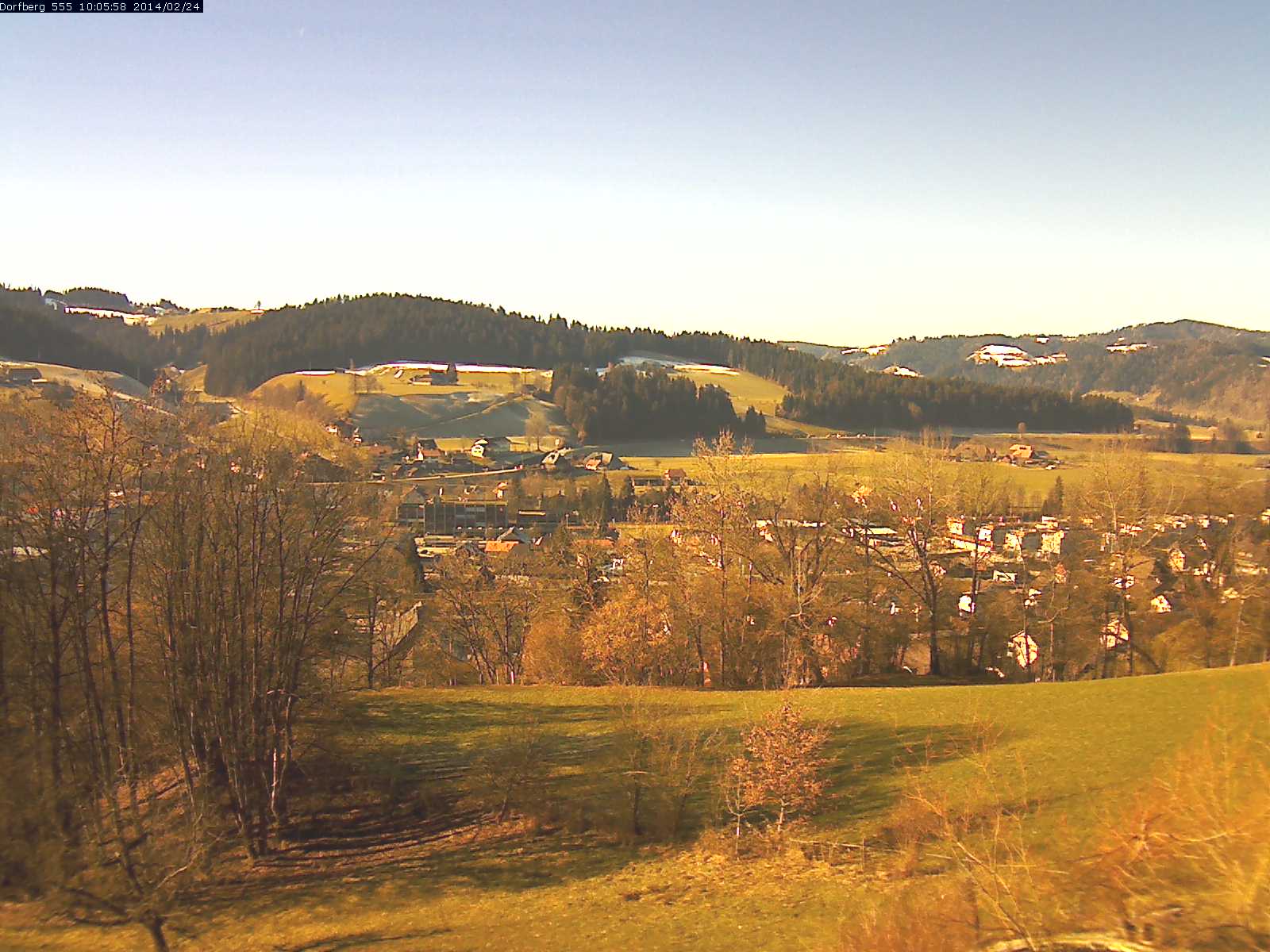 Webcam-Bild: Aussicht vom Dorfberg in Langnau 20140224-100600