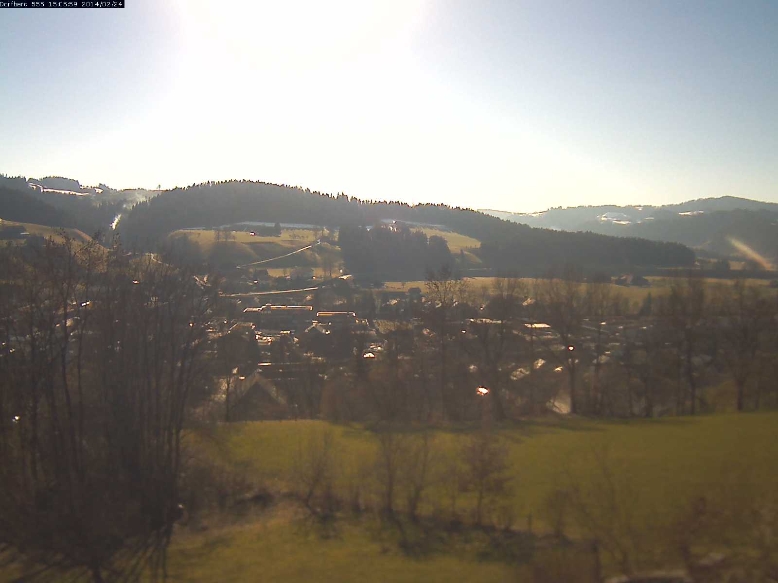 Webcam-Bild: Aussicht vom Dorfberg in Langnau 20140224-150600